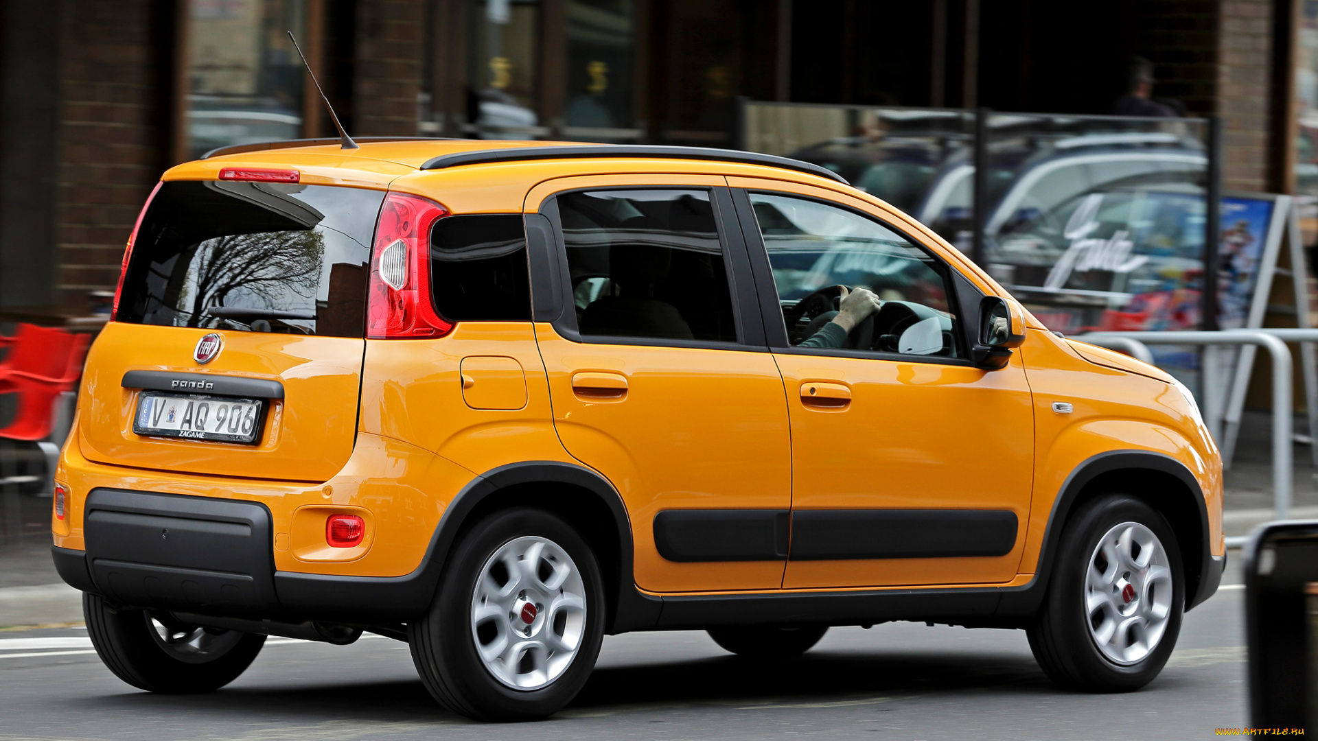 автомобили, fiat, panda, trekking, au-spec, 319, 2013, желтый