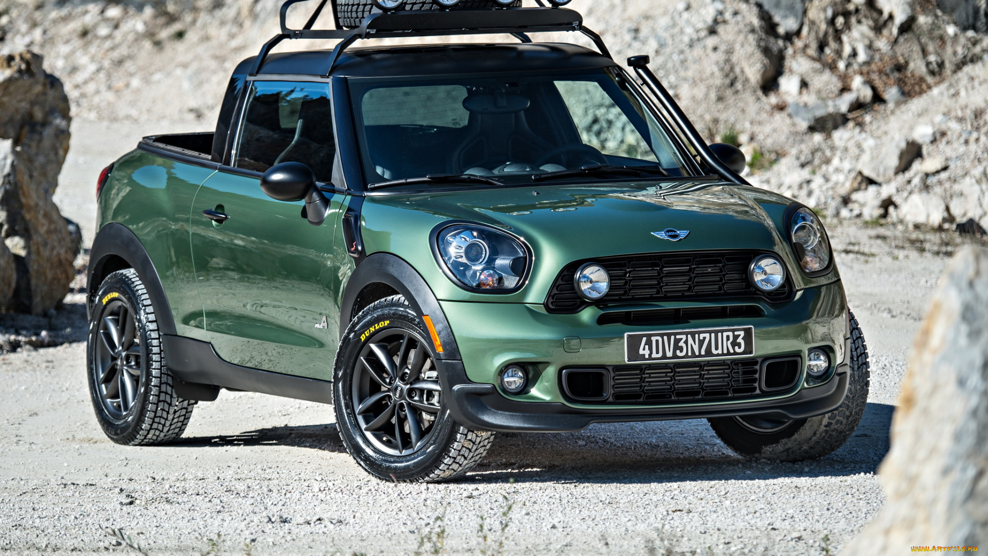 автомобили, mini, paceman, adventure, r61, 2014, зеленый
