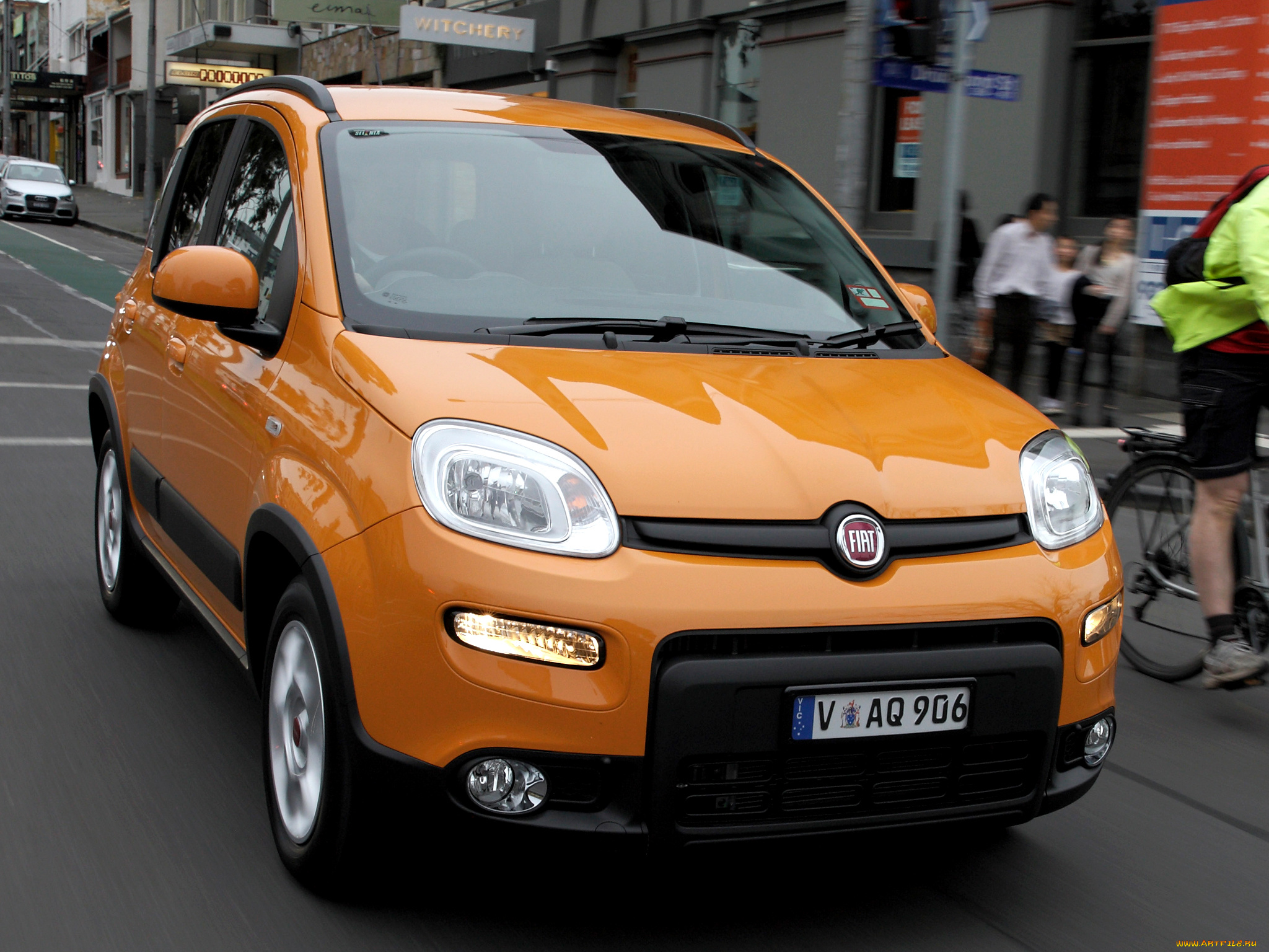 автомобили, fiat, panda, trekking, au-spec, 319, 2013, желтый