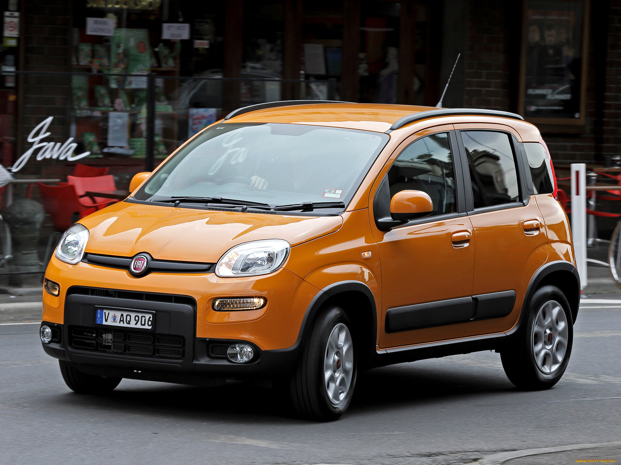 автомобили, fiat, panda, trekking, au-spec, 319, 2013, желтый