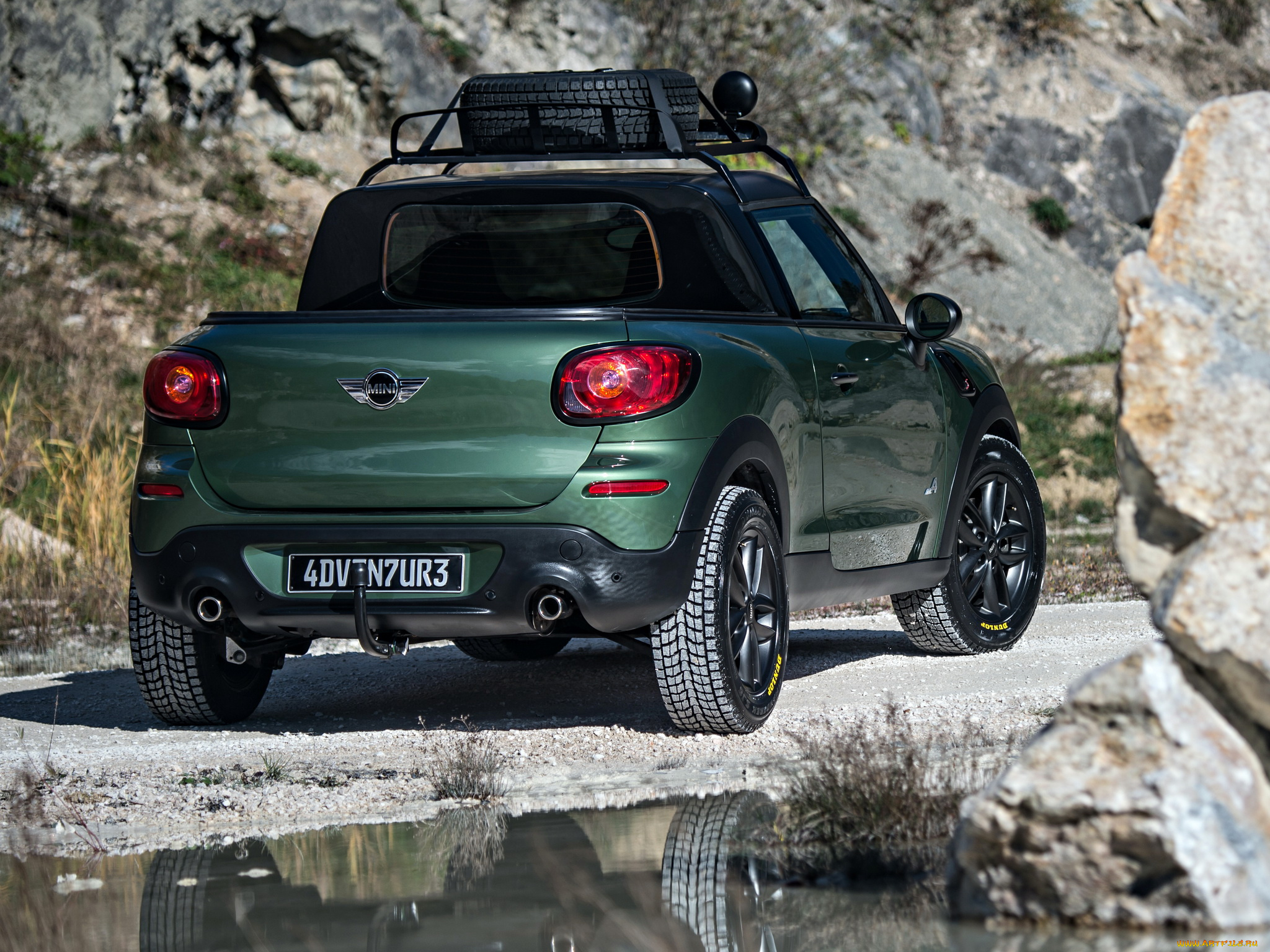 автомобили, mini, paceman, adventure, r61, 2014, зеленый