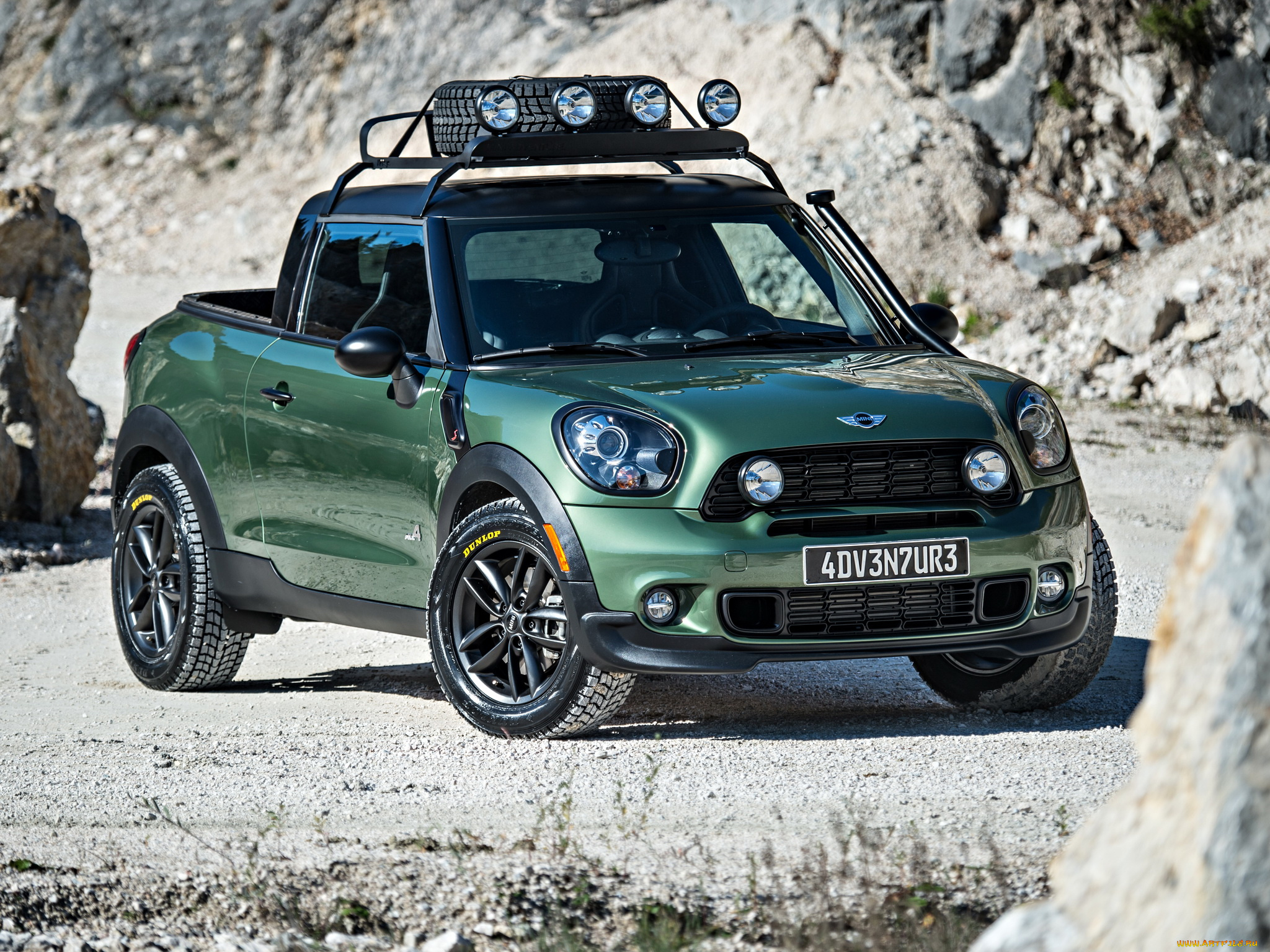 автомобили, mini, paceman, adventure, r61, 2014, зеленый
