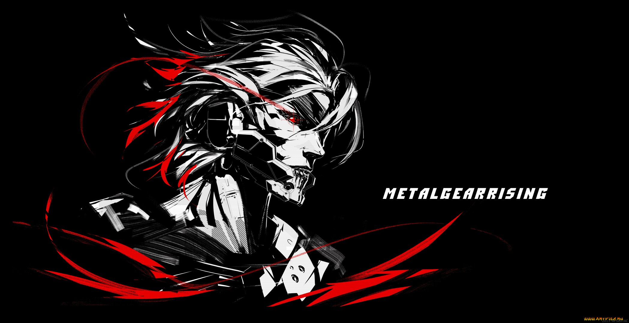 видео, игры, metal, gear, rising, , revengeance, art, fan, cyborg, ninja, katana, jack, the, ripper, raiden