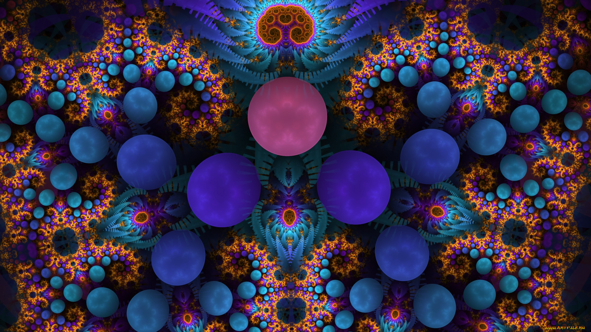 3д, графика, фракталы, , fractal, узор, фон, цвета