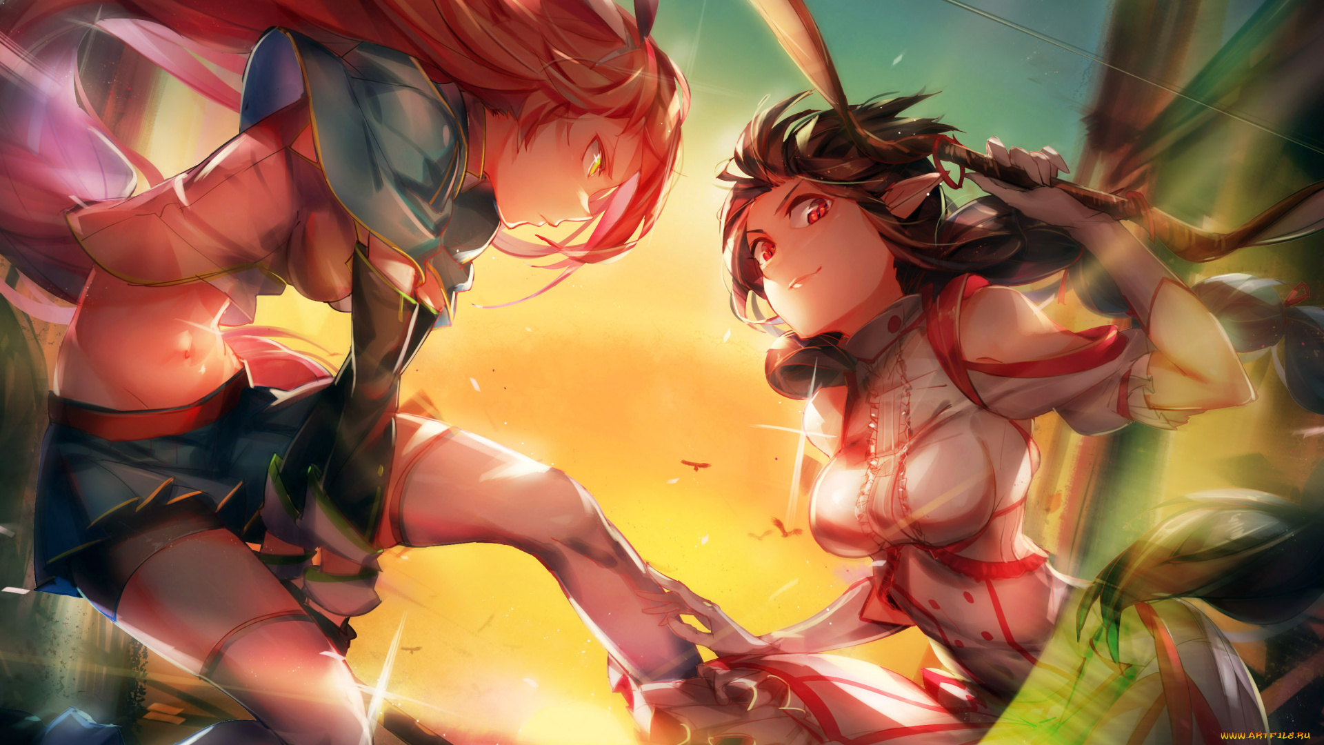 аниме, pixiv, fantasia, арт, pixiv, fantasia, pg-pgouwoderen, девушки