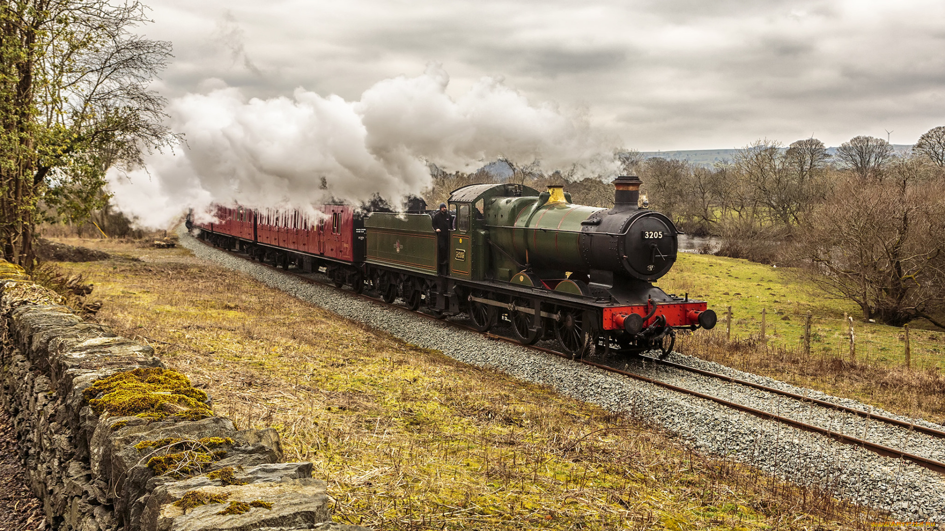 техника, паровозы, дорога, железная, рельсы, паровоз