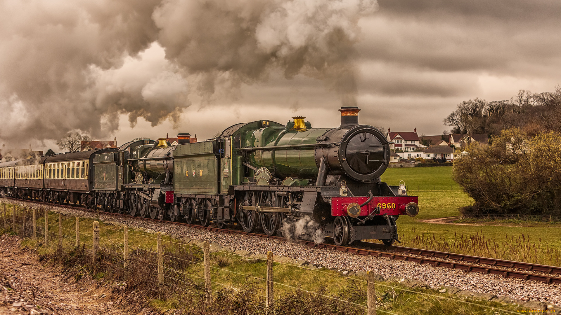 техника, паровозы, паровоз, рельсы, дорога, железная