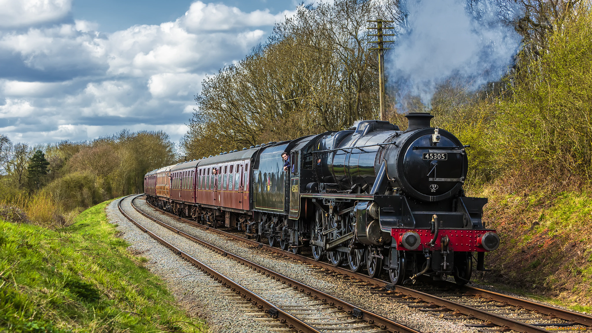 техника, паровозы, паровоз, рельсы, дорога, железная