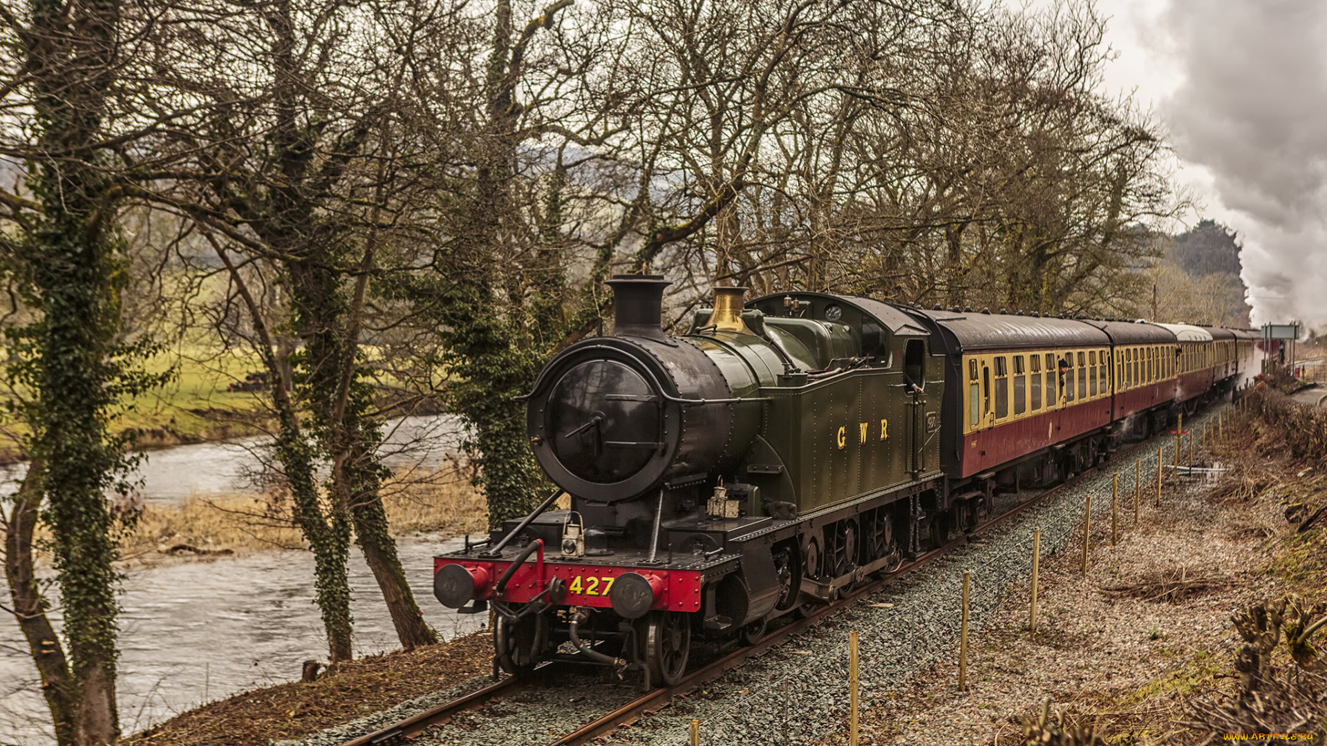 техника, паровозы, рельсы, дорога, железная, паровоз