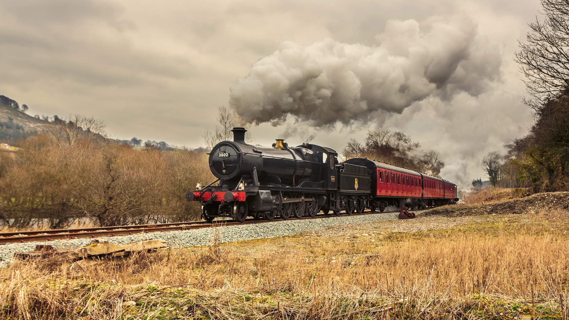 техника, паровозы, рельсы, паровоз, дорога, железная