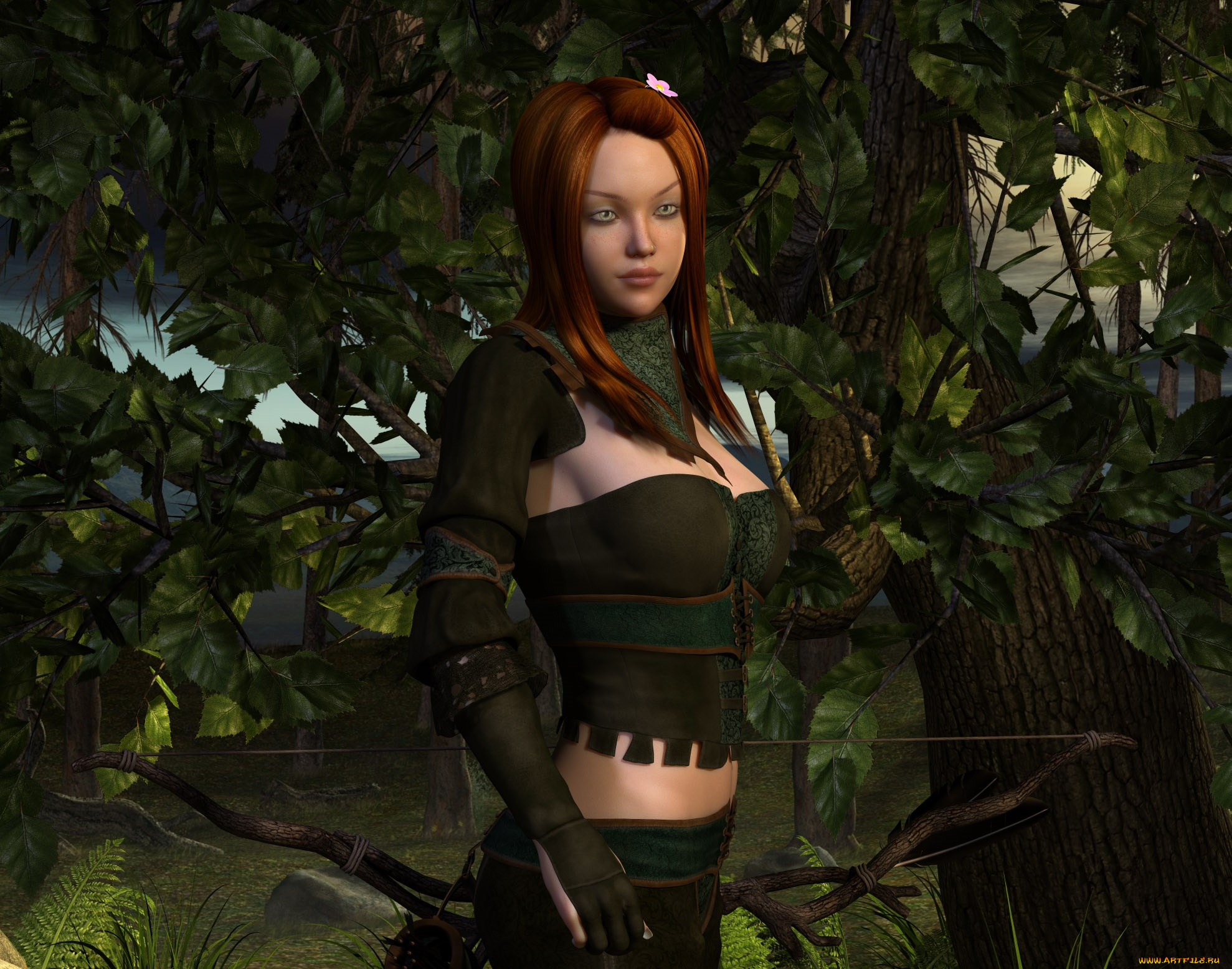 3д, графика, люди, , people, девушка, взгляд, фон