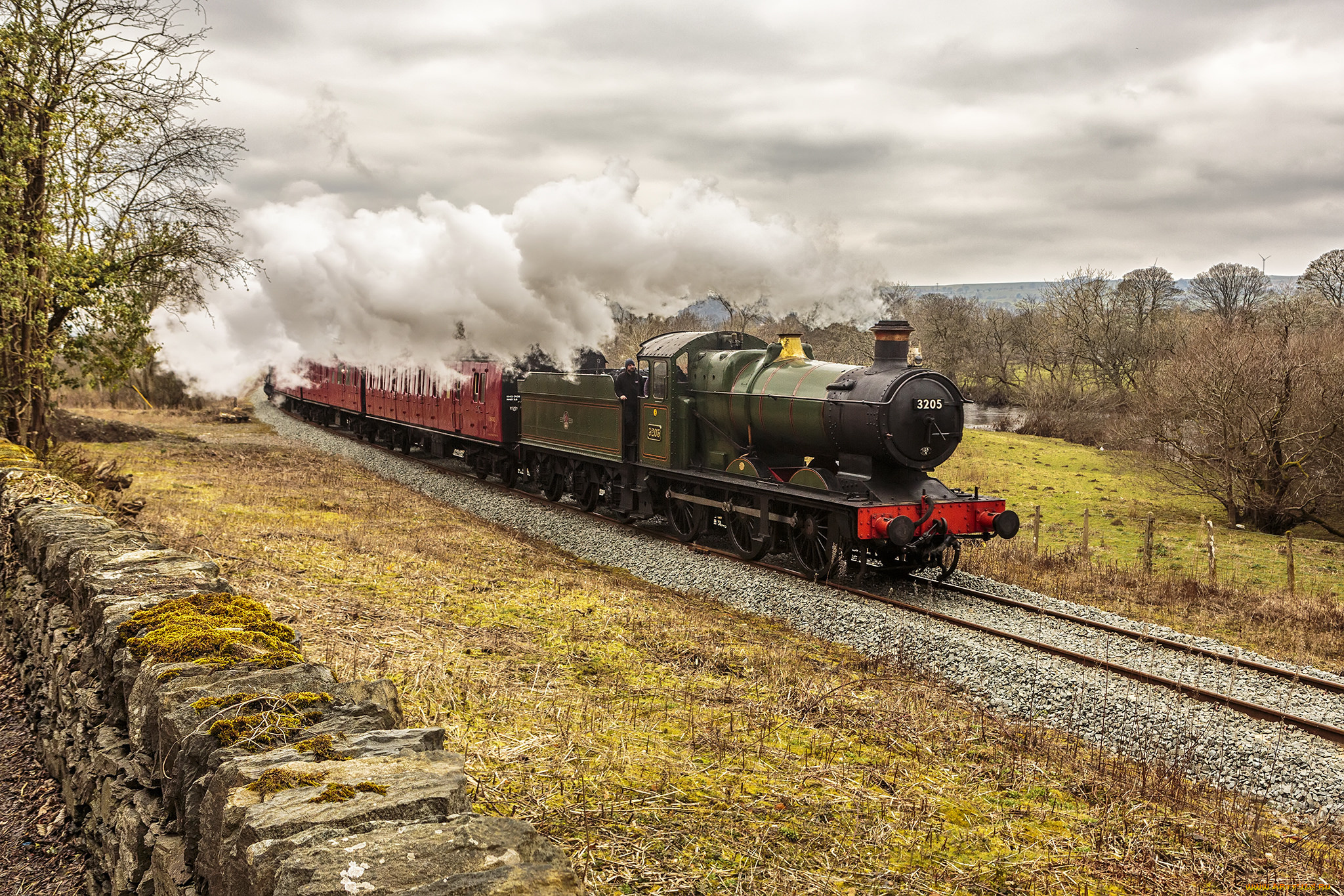 техника, паровозы, дорога, железная, рельсы, паровоз