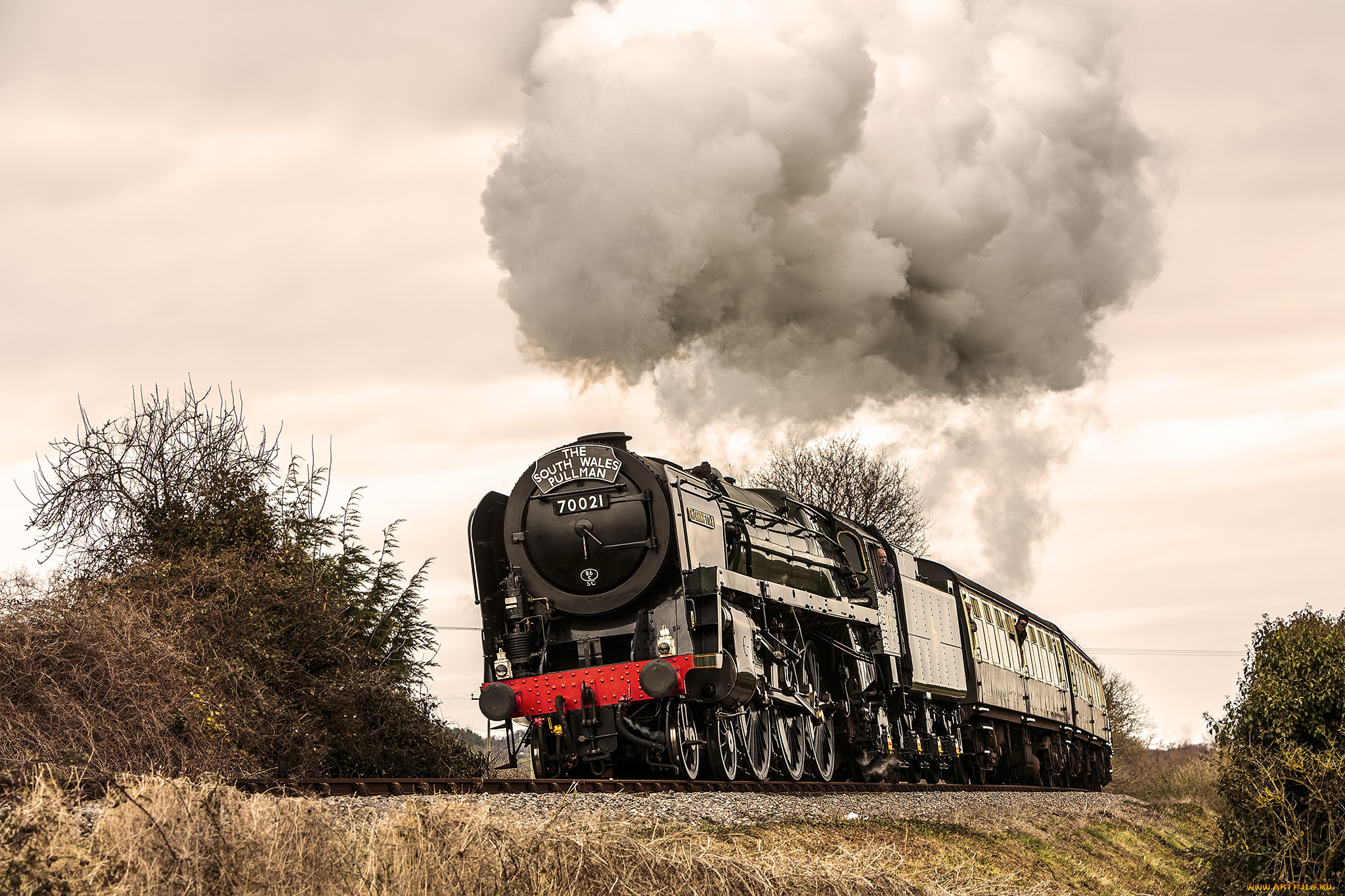 техника, паровозы, паровоз, рельсы, дорога, железная