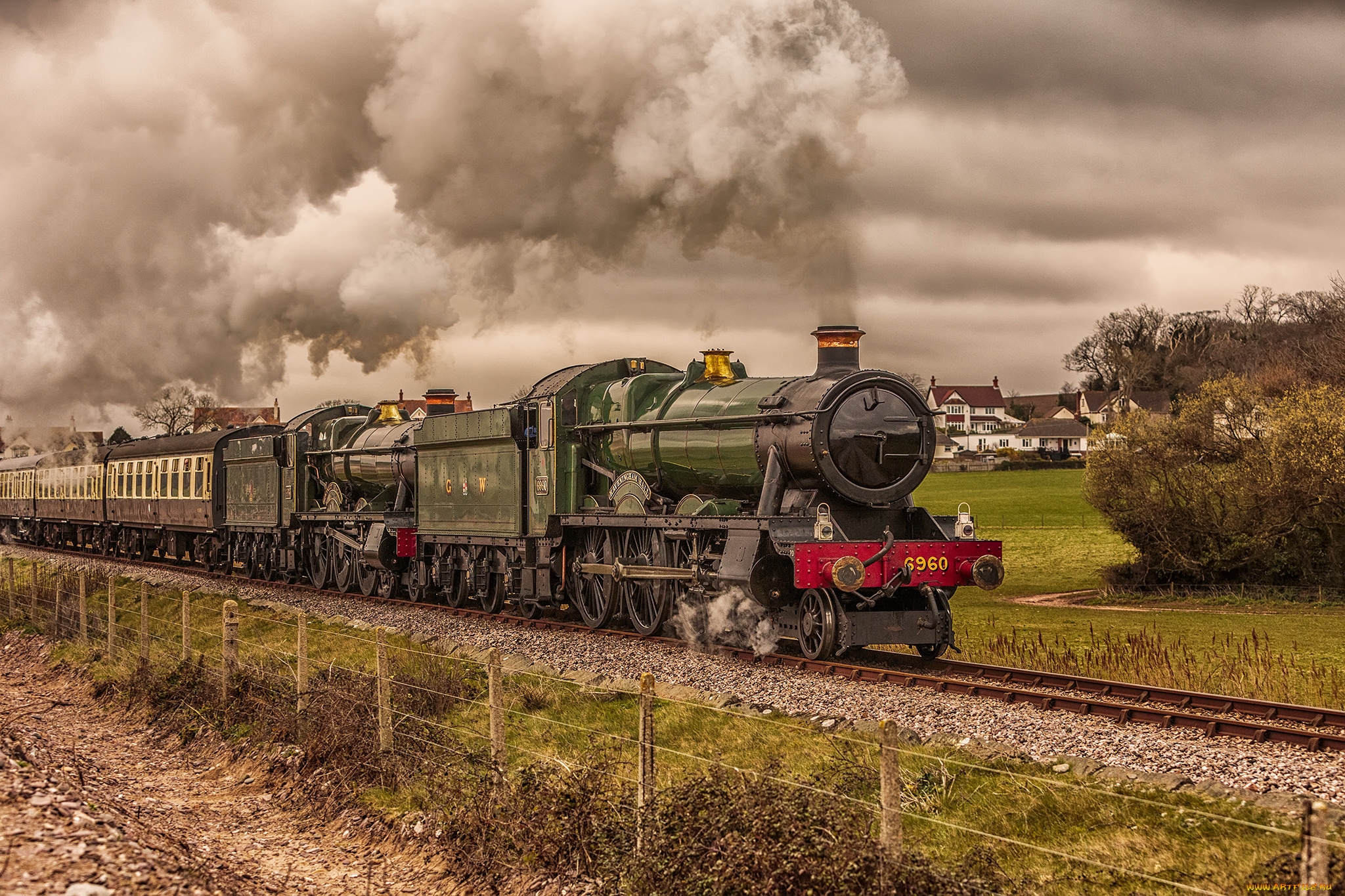 техника, паровозы, паровоз, рельсы, дорога, железная