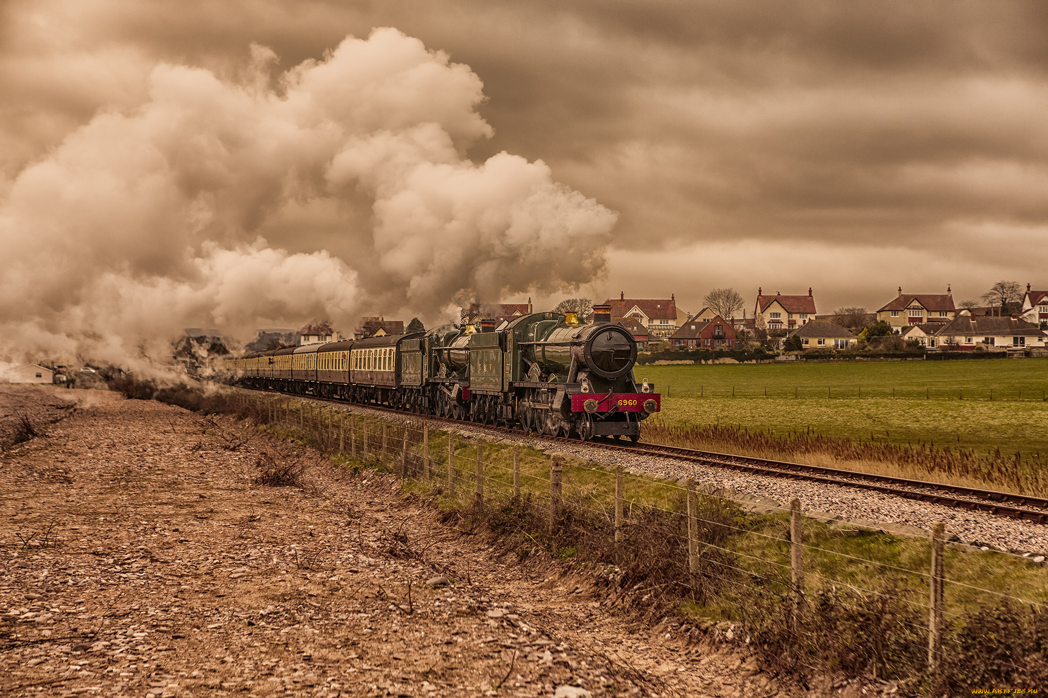 техника, паровозы, паровоз, рельсы, дорога, железная