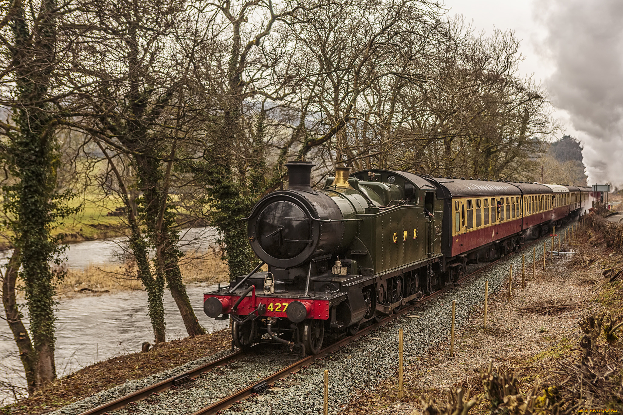 техника, паровозы, рельсы, дорога, железная, паровоз