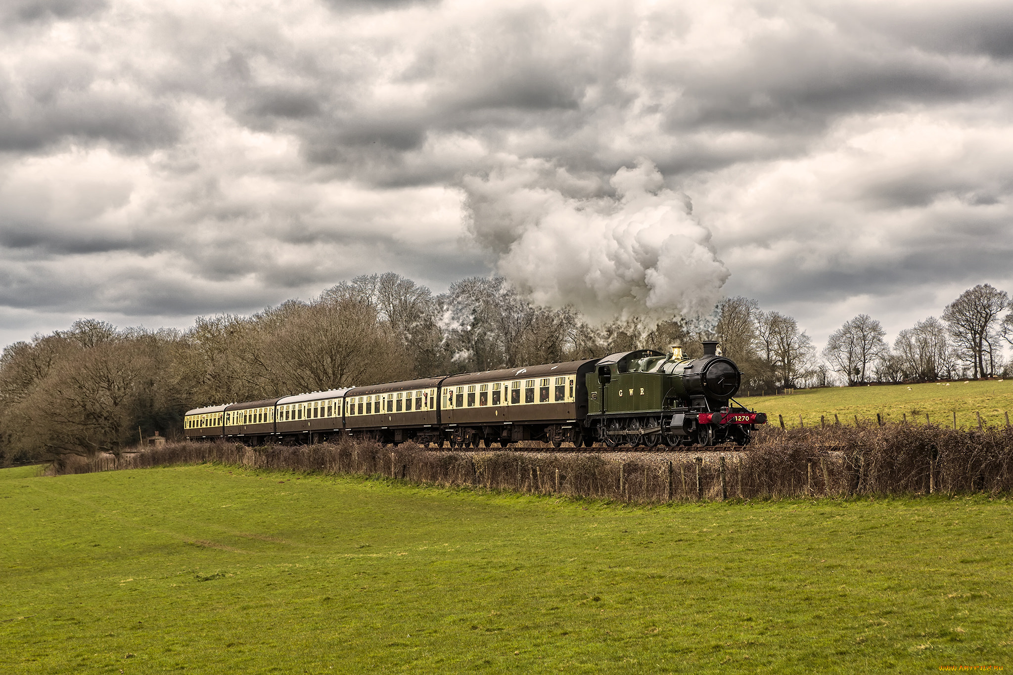 техника, паровозы, железная, паровоз, рельсы, дорога