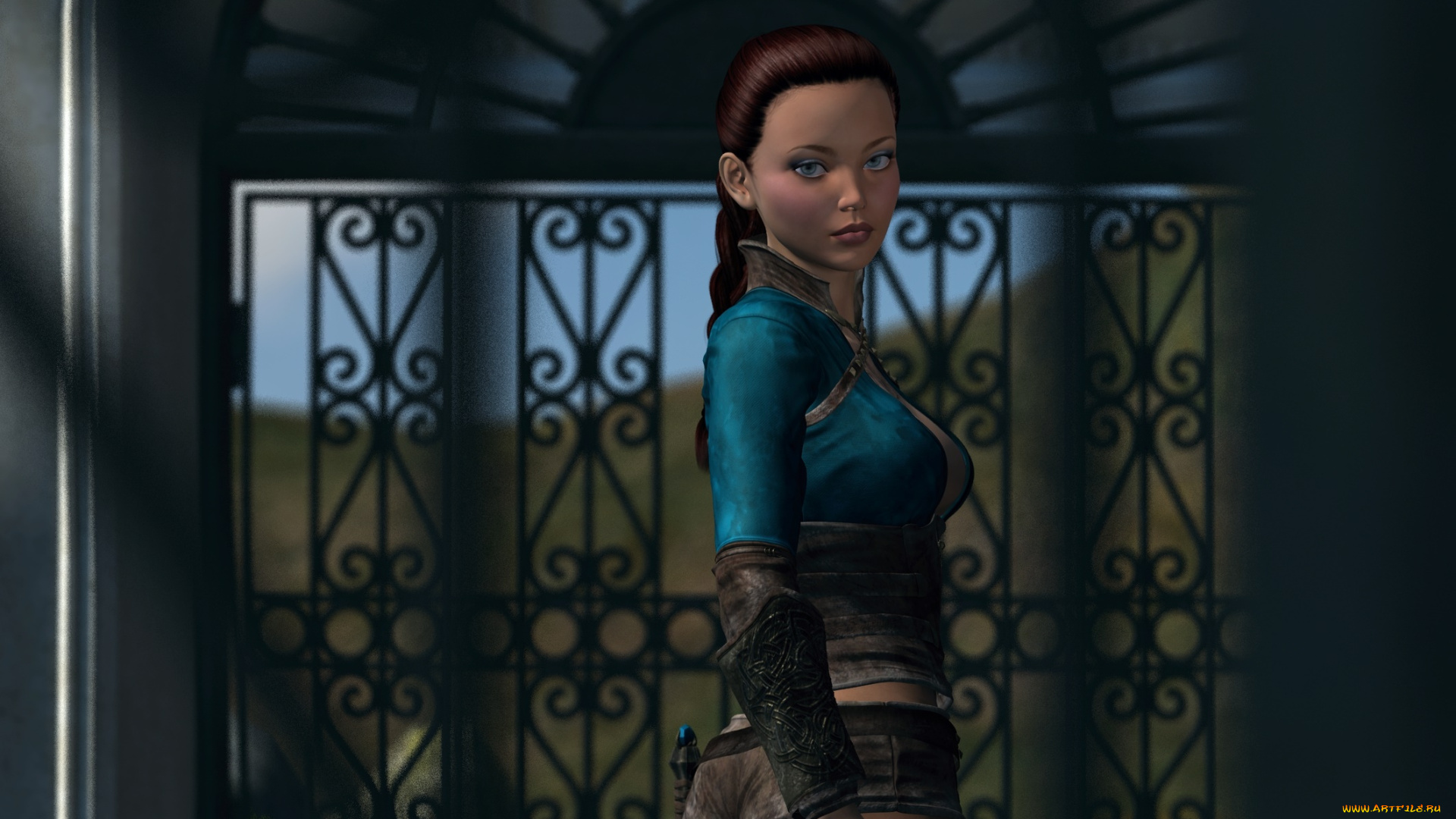 3д, графика, люди, , people, девушка, фон, взгляд