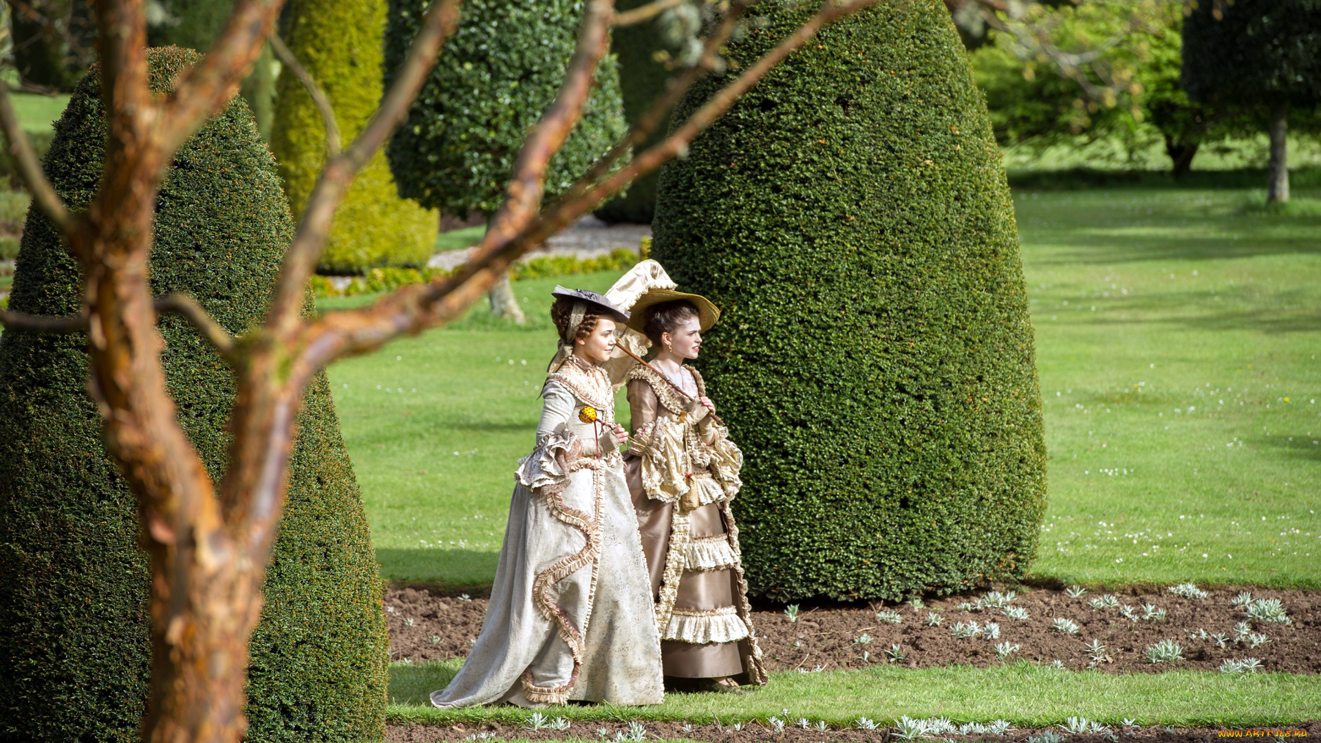 кино, фильмы, outlander, , сериал, дамы, прогулка