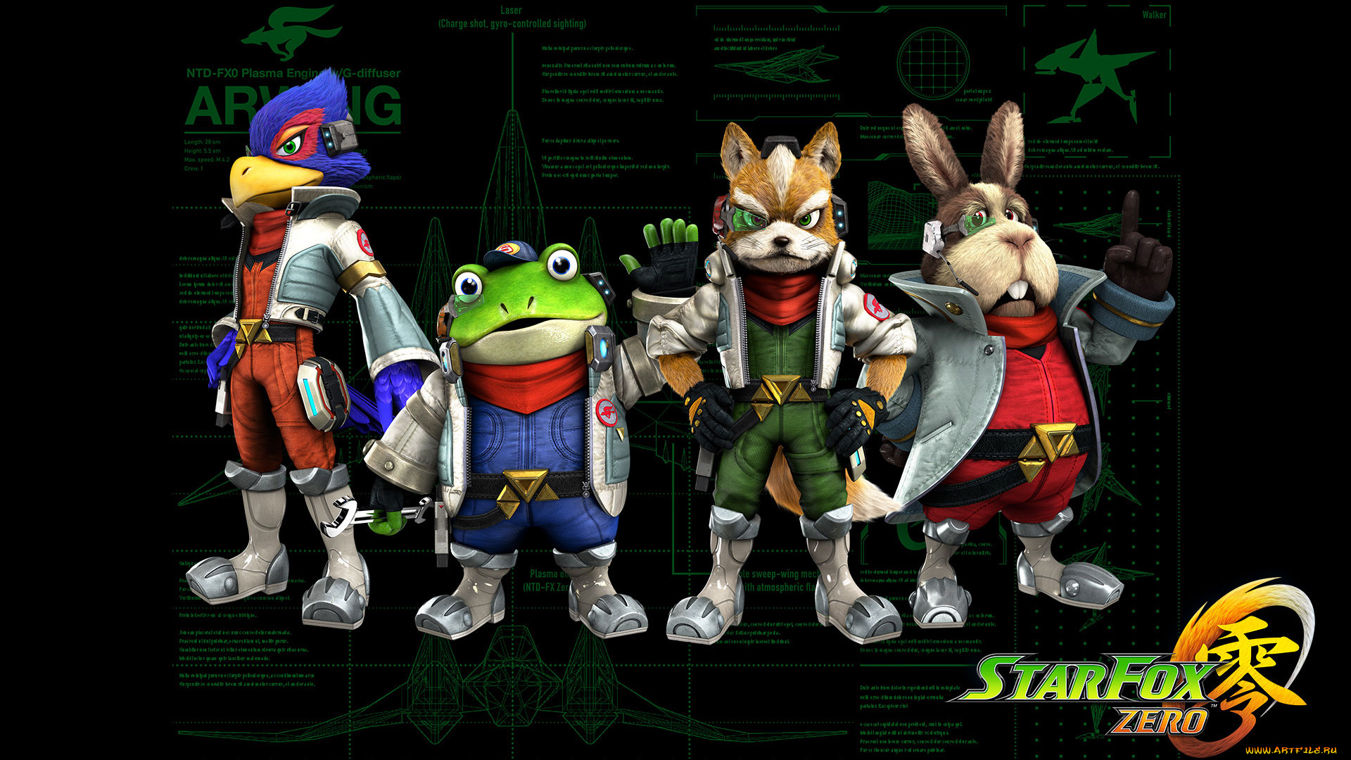 star, fox, zero, видео, игры, персонажи