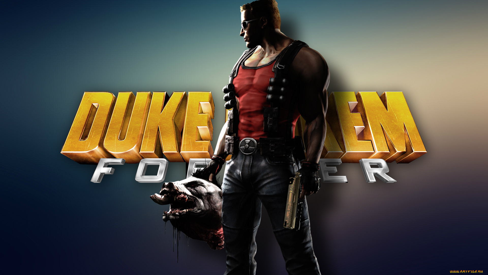 видео, игры, duke, nukem, forever, duke, nukem, forever