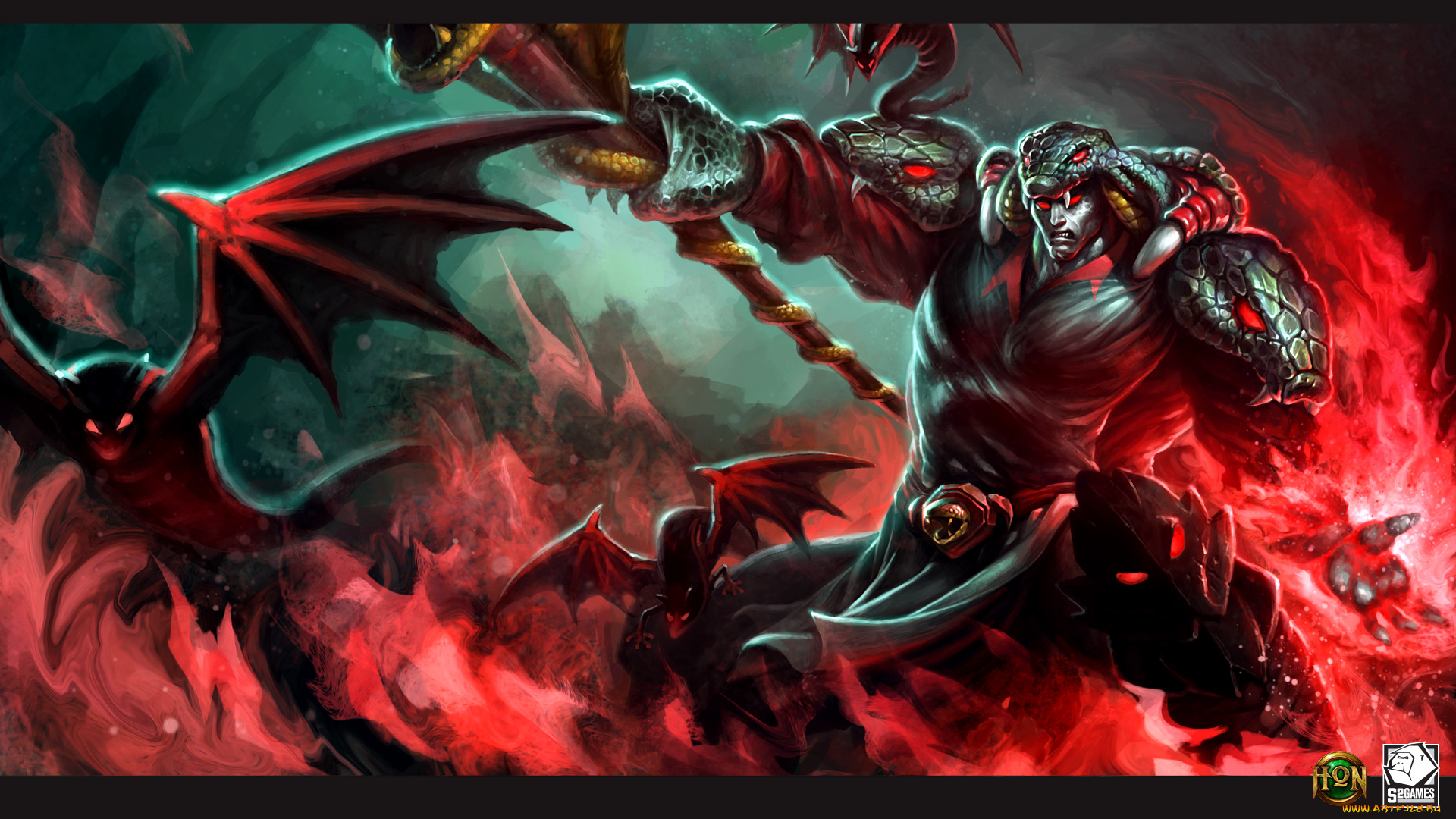 видео, игры, heroes, of, newerth, онлайн, action, heroes, of, newerth