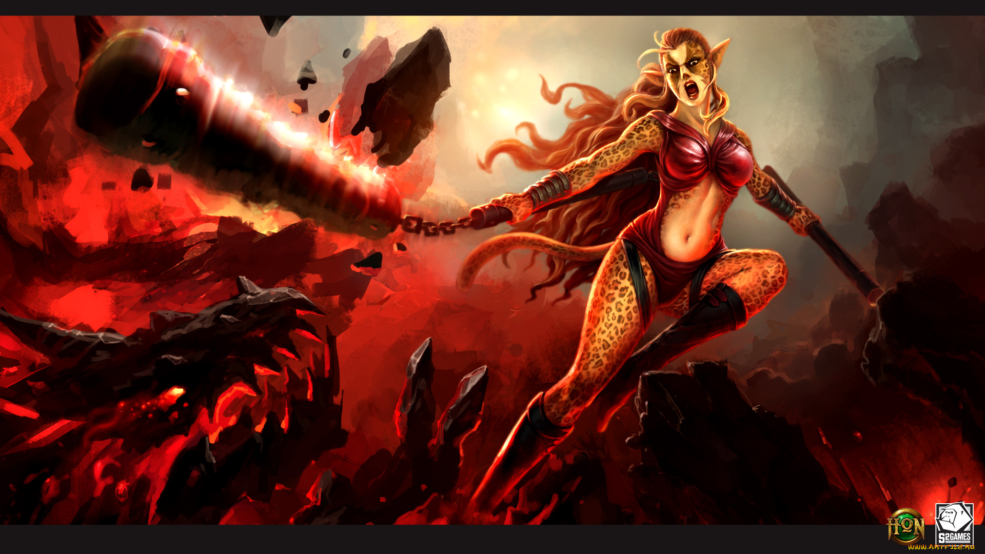 видео, игры, heroes, of, newerth, онлайн, action, heroes, of, newerth