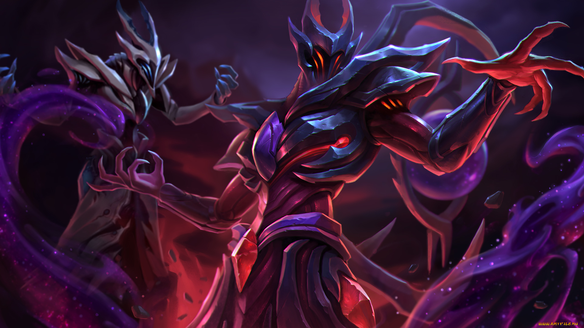 видео, игры, heroes, of, newerth, тьма, монстр, арт, heroes, of, newerth, parallax, ascension