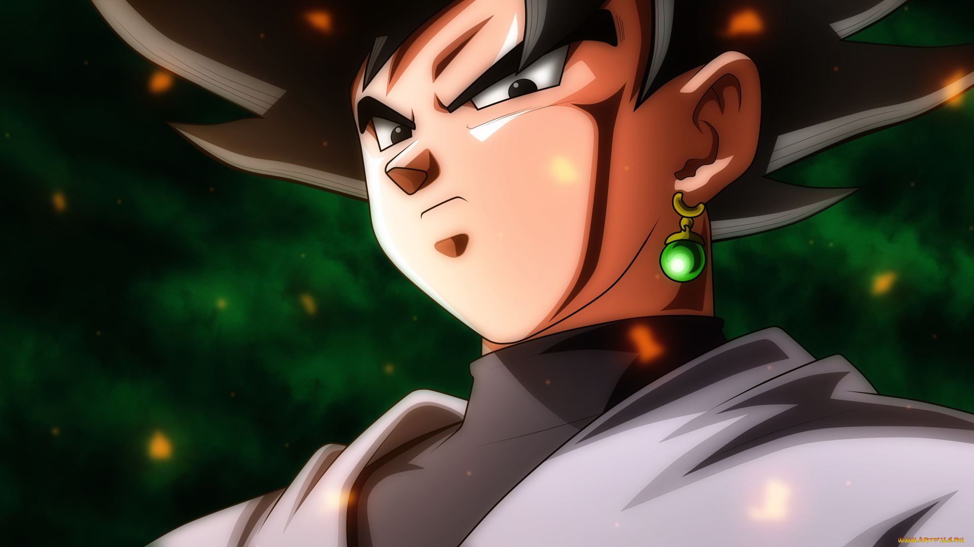 аниме, dragon, ball, парень, фон, взгляд