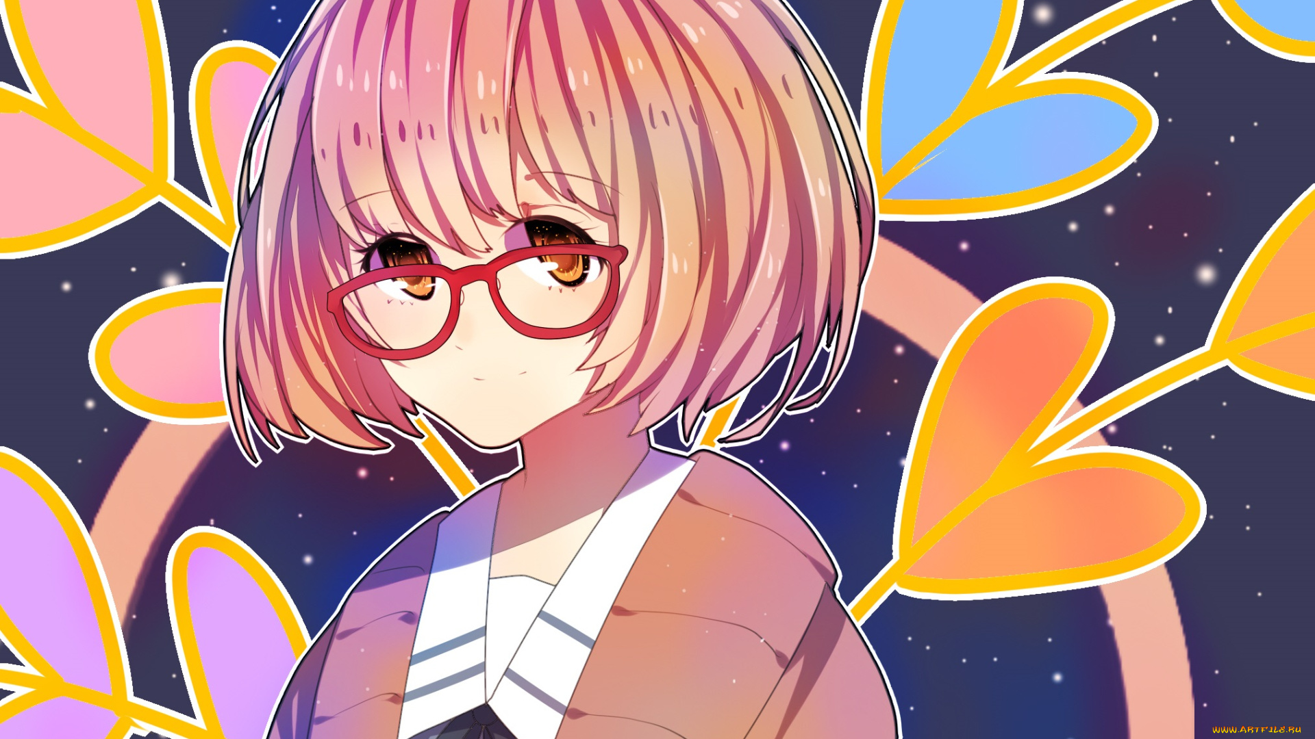 аниме, kyoukai, no, kanata, мирай