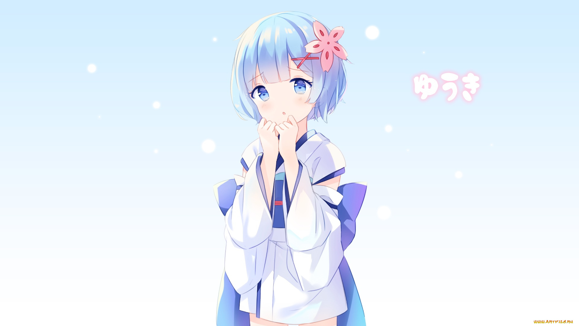 аниме, re, , zero, kara, hajimeru, isekai, seikatsu, фон, взгляд, девушка