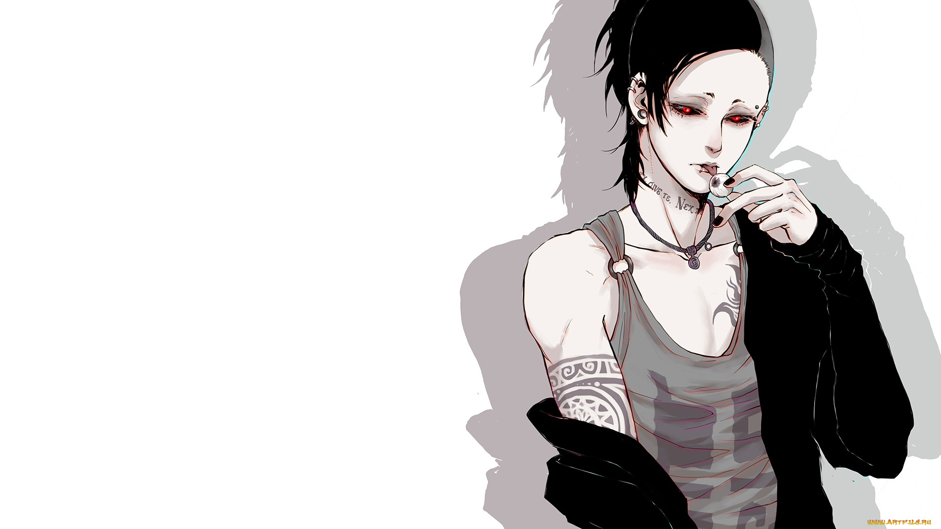 аниме, tokyo, ghoul, ута