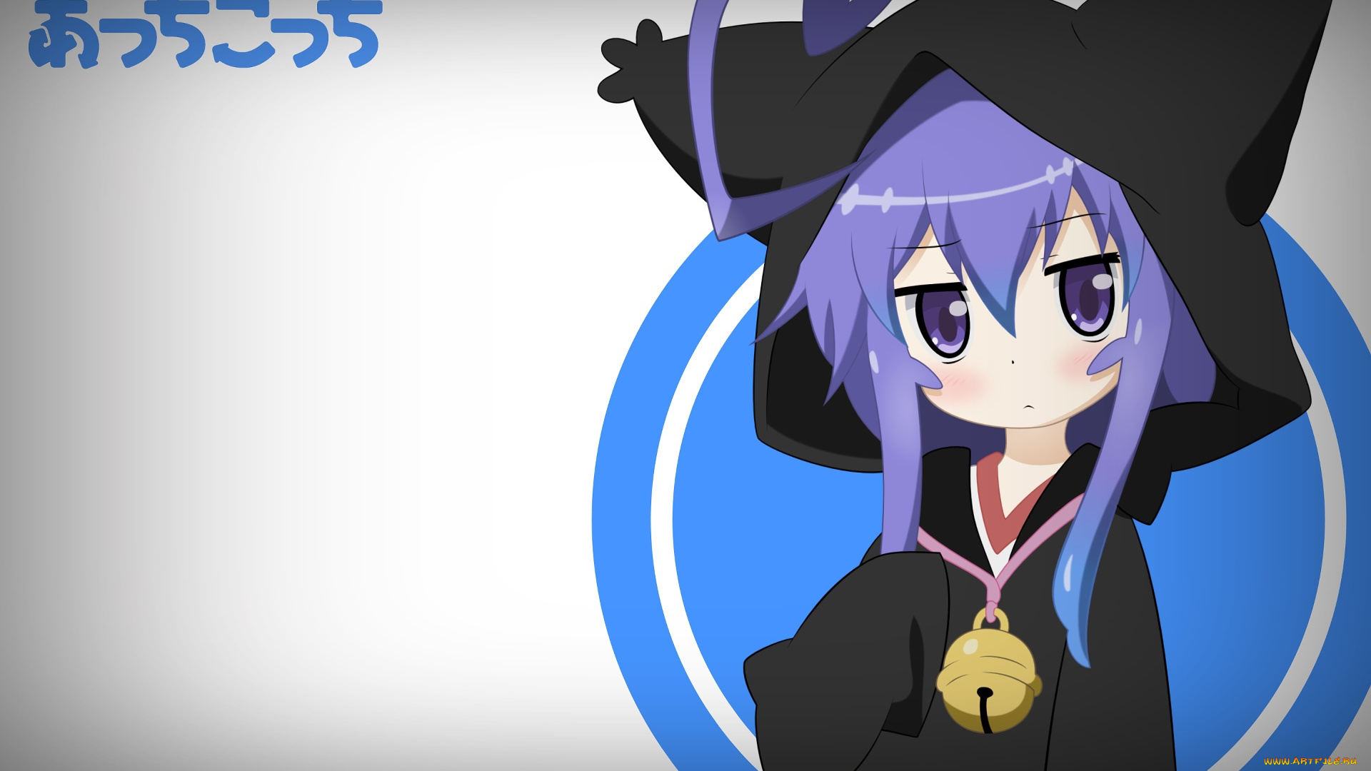 аниме, unknown, , другое, девушка, взгляд, фон