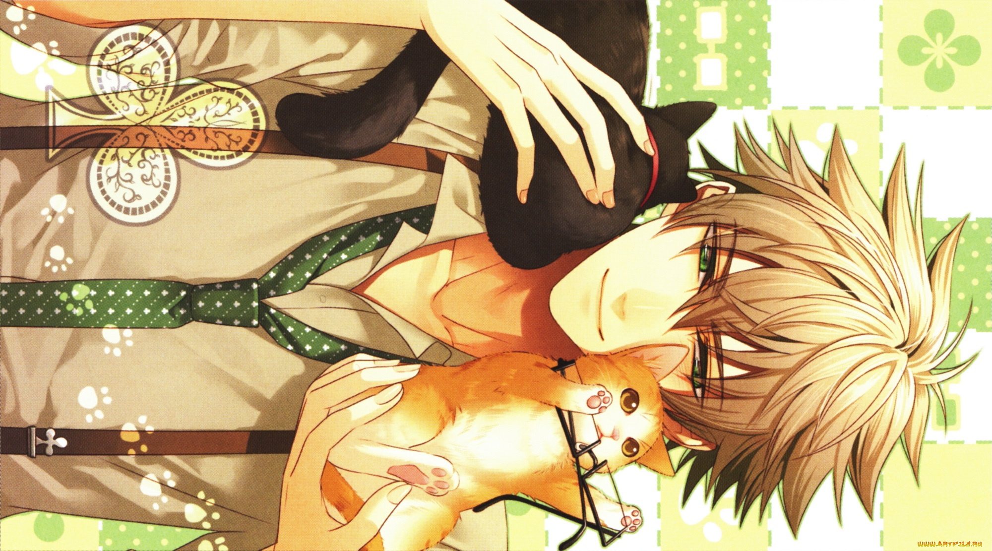 аниме, amnesia, парень