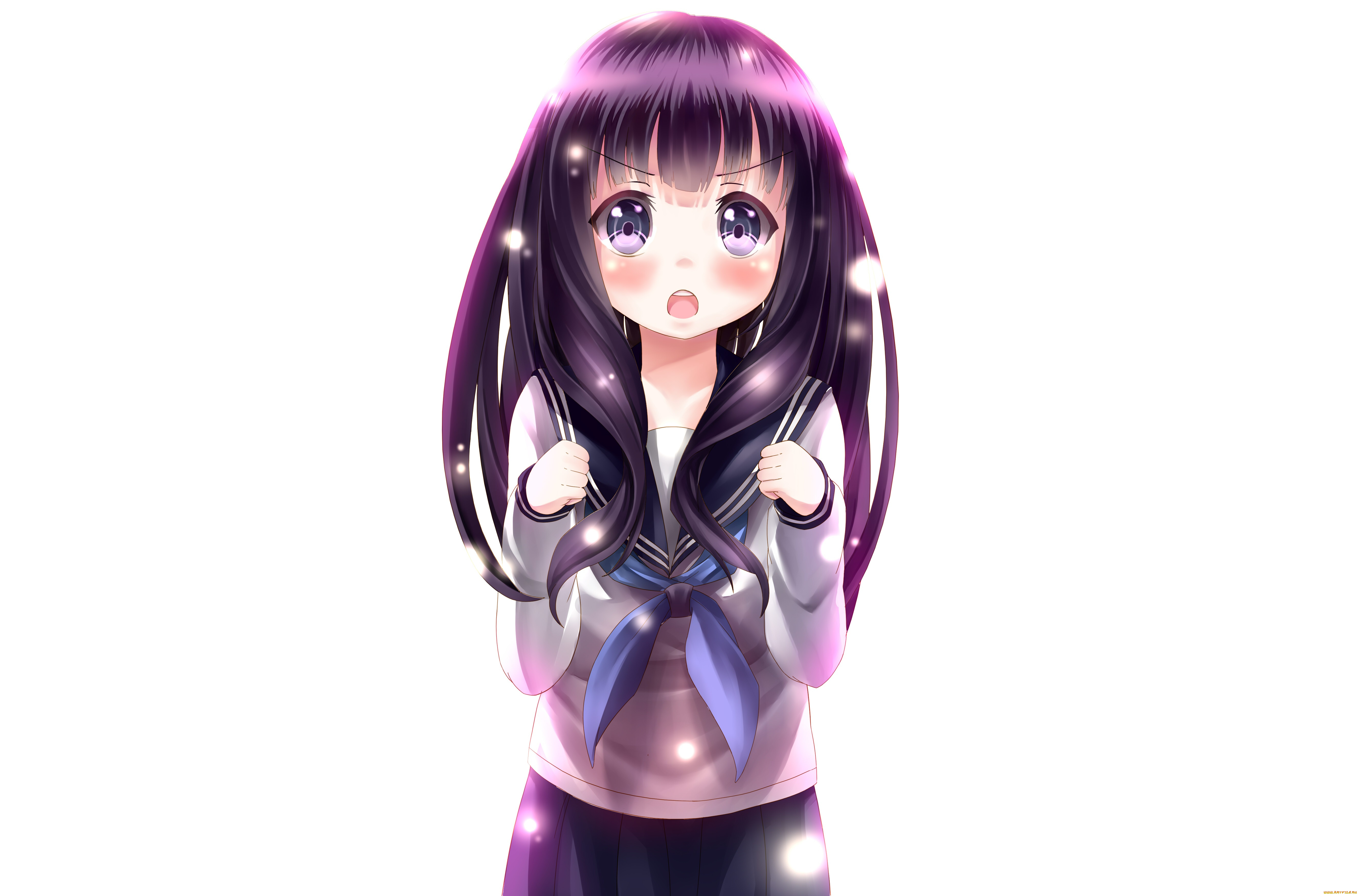 аниме, hyouka, взгляд