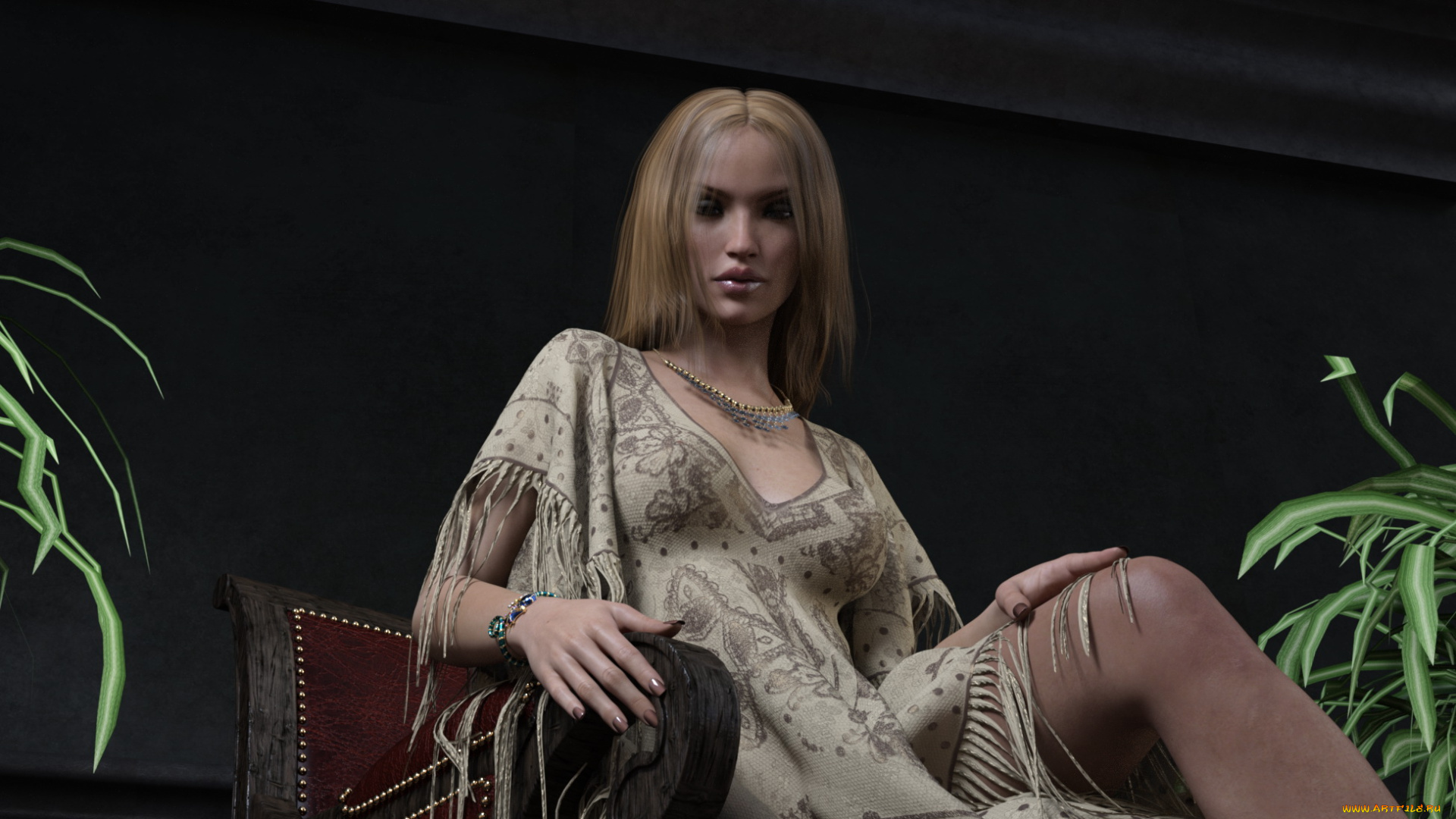 3д, графика, люди, , people, девушка, фон, взгляд