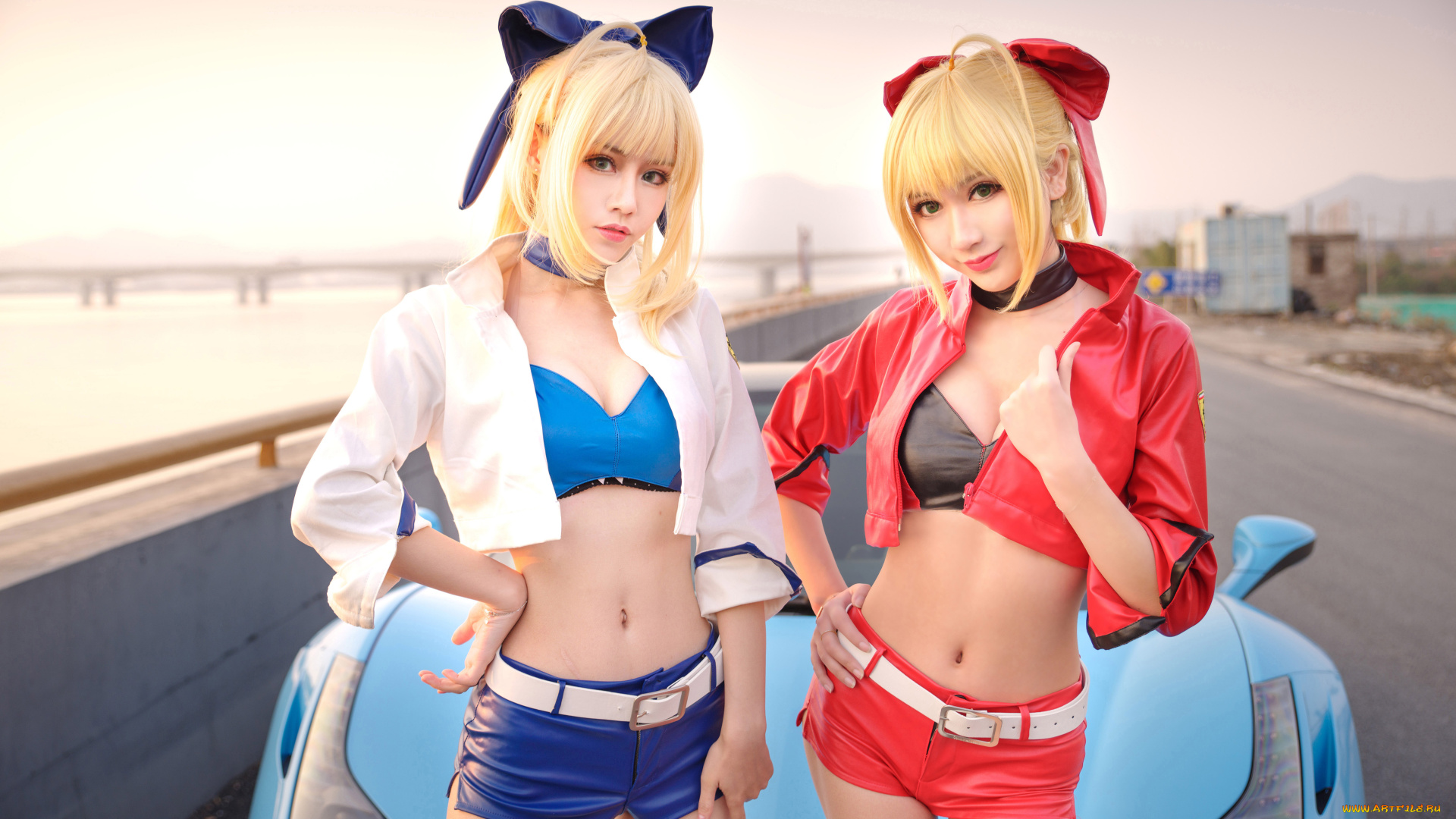 девушки, -, креатив, , косплей, косплей, cosplay