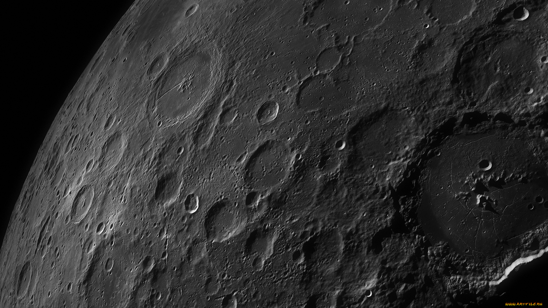 космос, луна