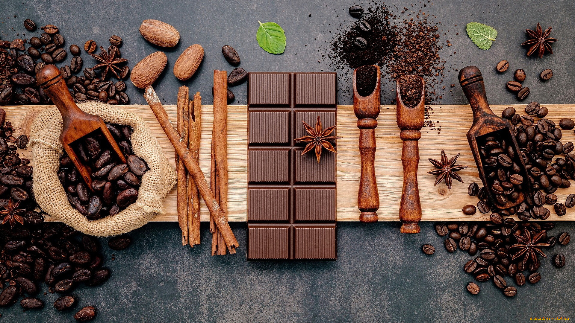 еда, кофе, , кофейные, зёрна, зерна, молотый, шоколад