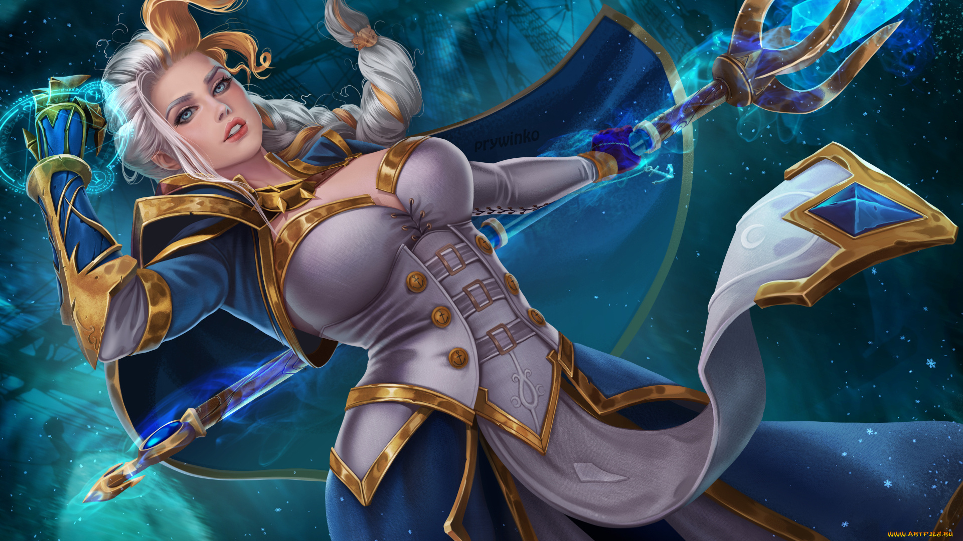 wow, видео, игры, world, of, warcraft, девушка, фон, взгляд, униформа