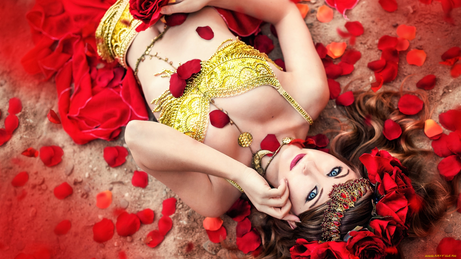 девушки, -, брюнетки, , шатенки, брюнетка, лепестки