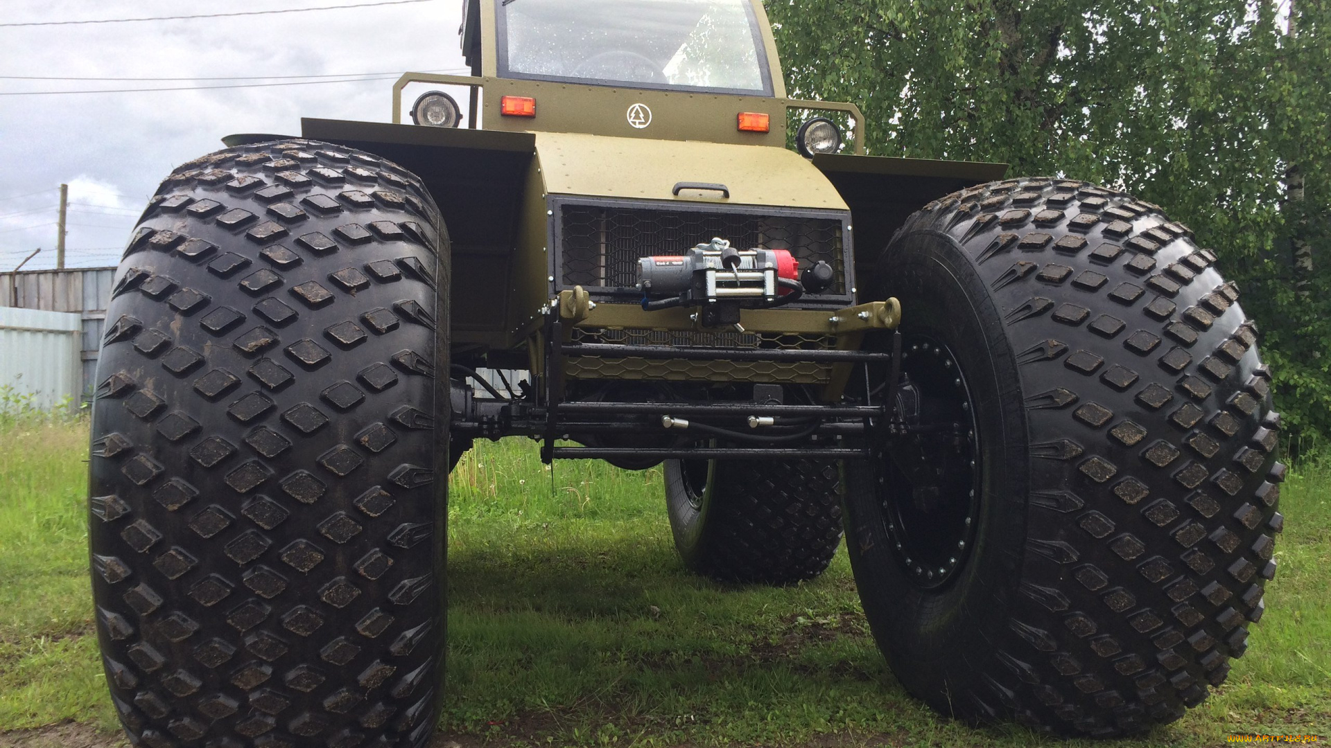 техника, вездеходы, на, шинах, низкого, давления, вид, спeрeди