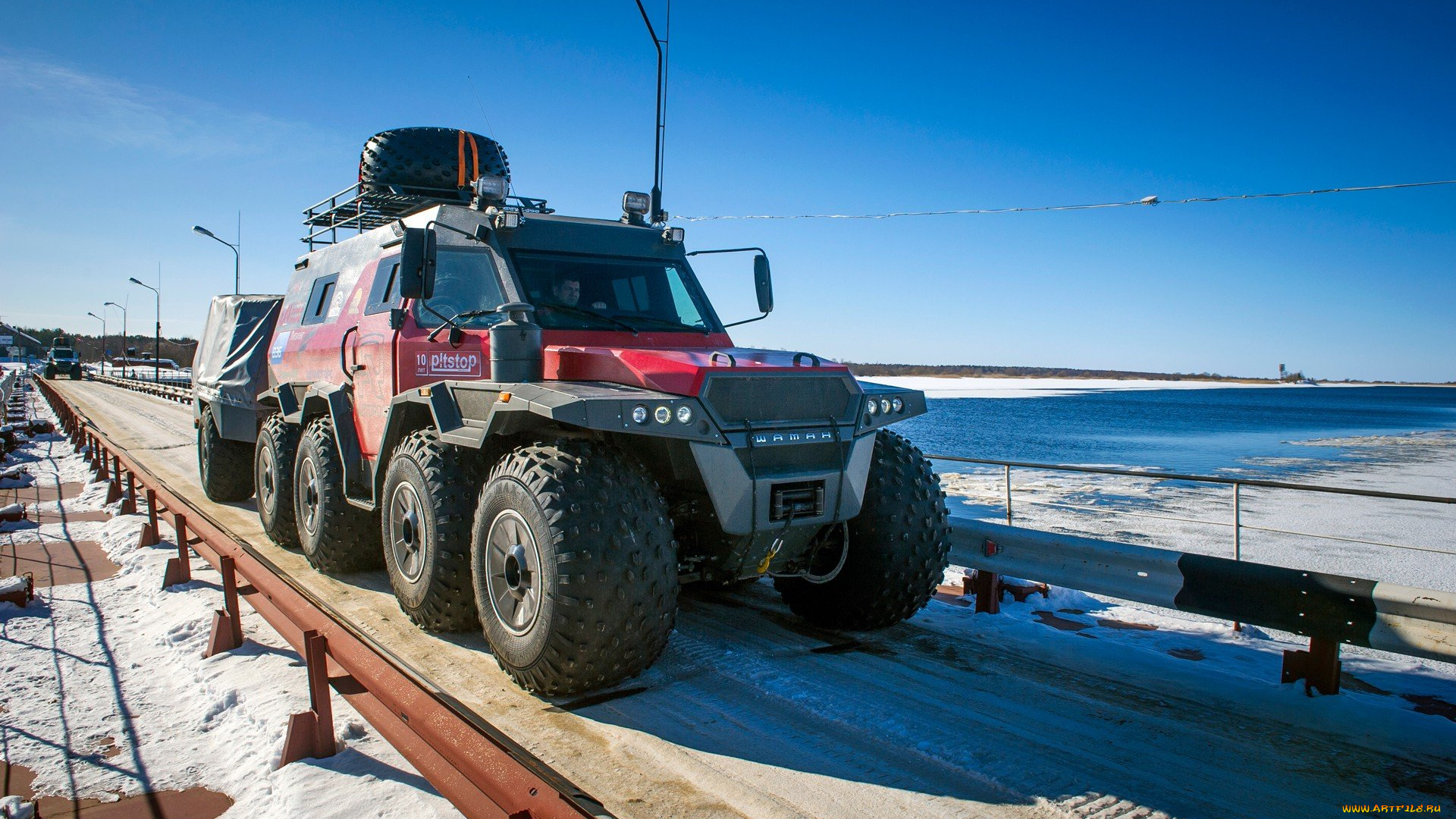 техника, вездеходы, вeздеход, шаман, пeрeправа