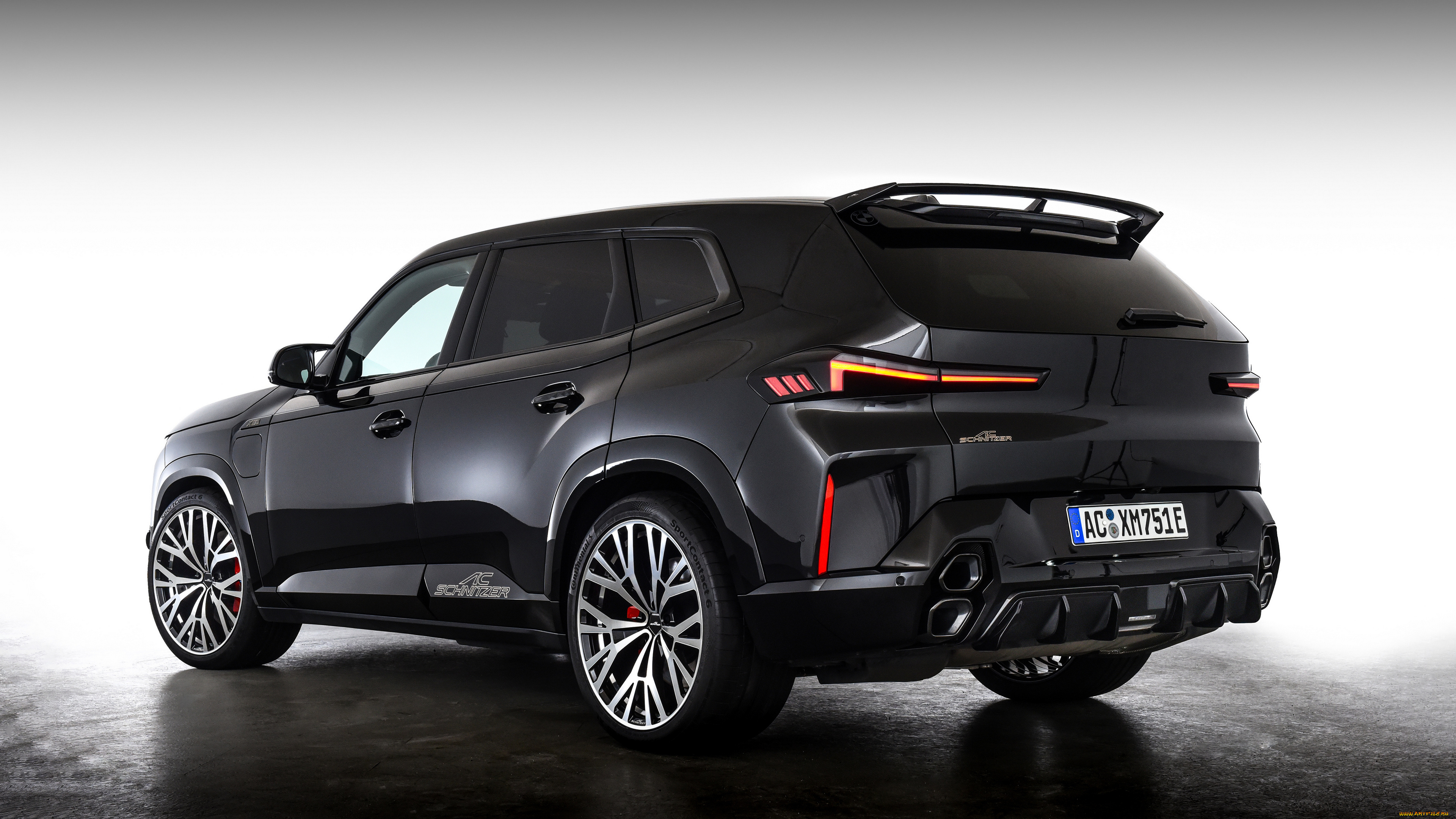 ac, schnitzer, bmw, xm, 2024, автомобили, bmw, тюнинг, ac, schnitzer, ателье, xm, 2024, черный, вид, cзади, бмв