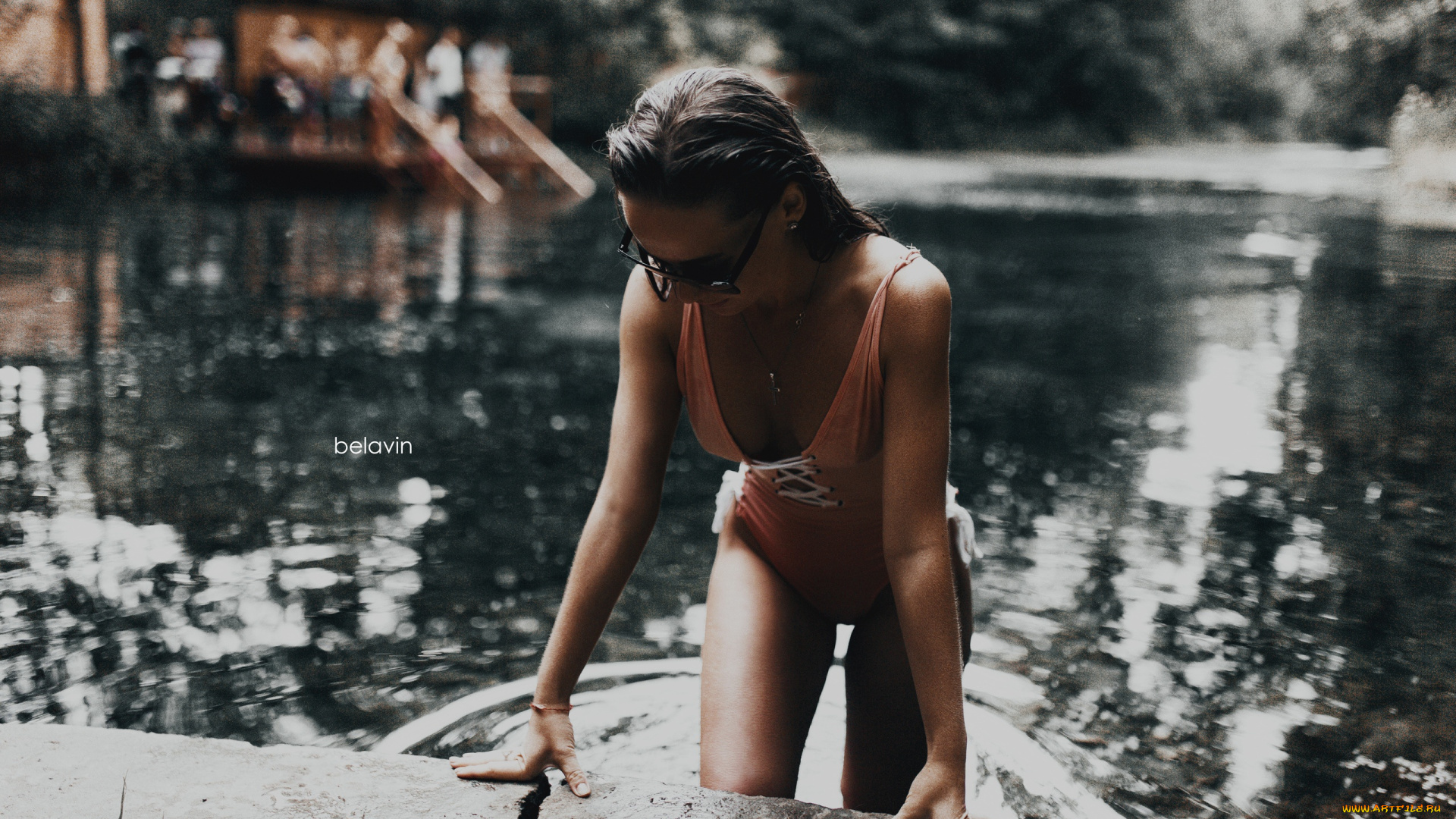 девушки, -, брюнетки, , шатенки, девушка, позирует, александр, белавин