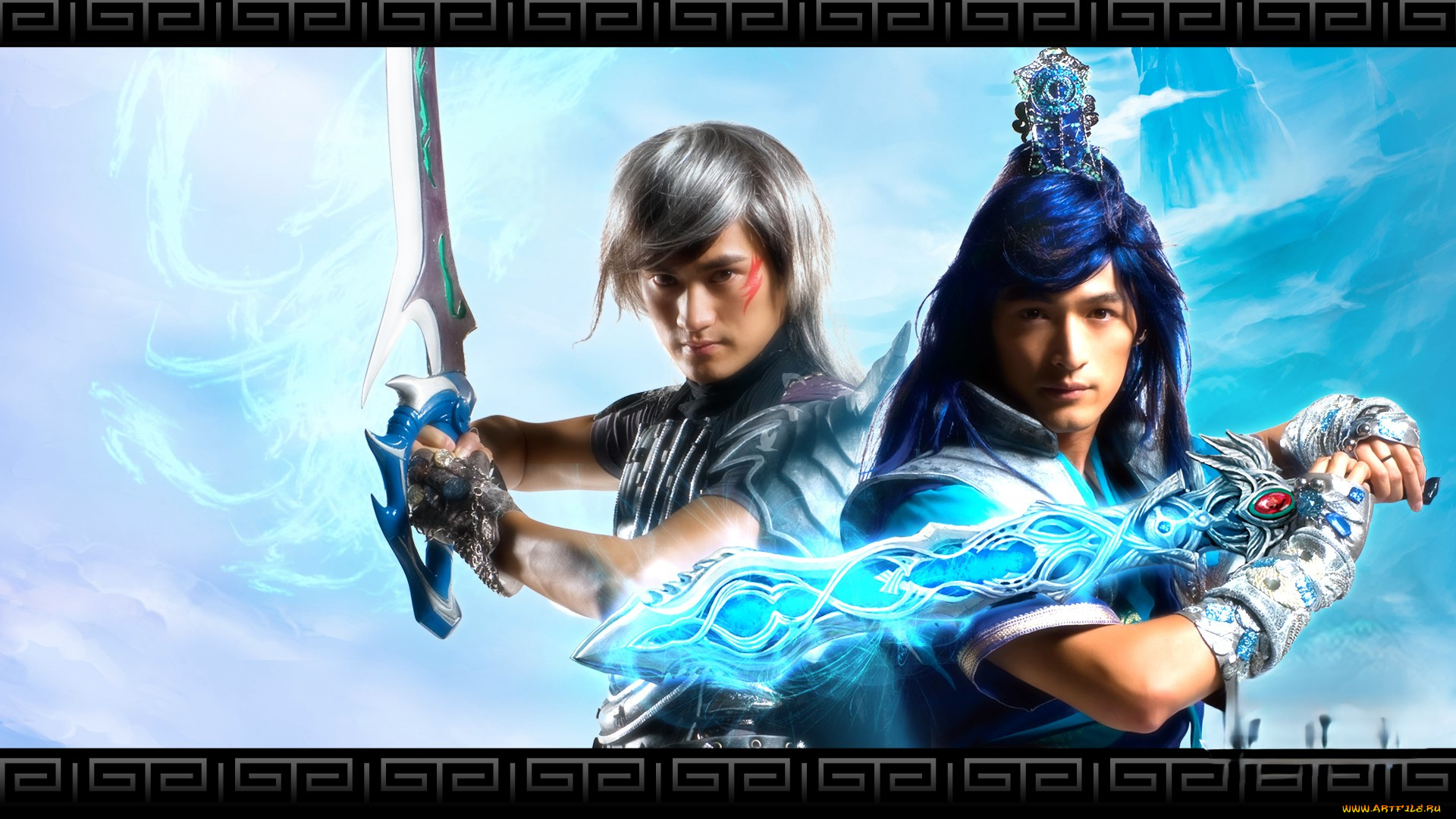 видео, игры, fantasy, zhu, xian, персонажи, оружие