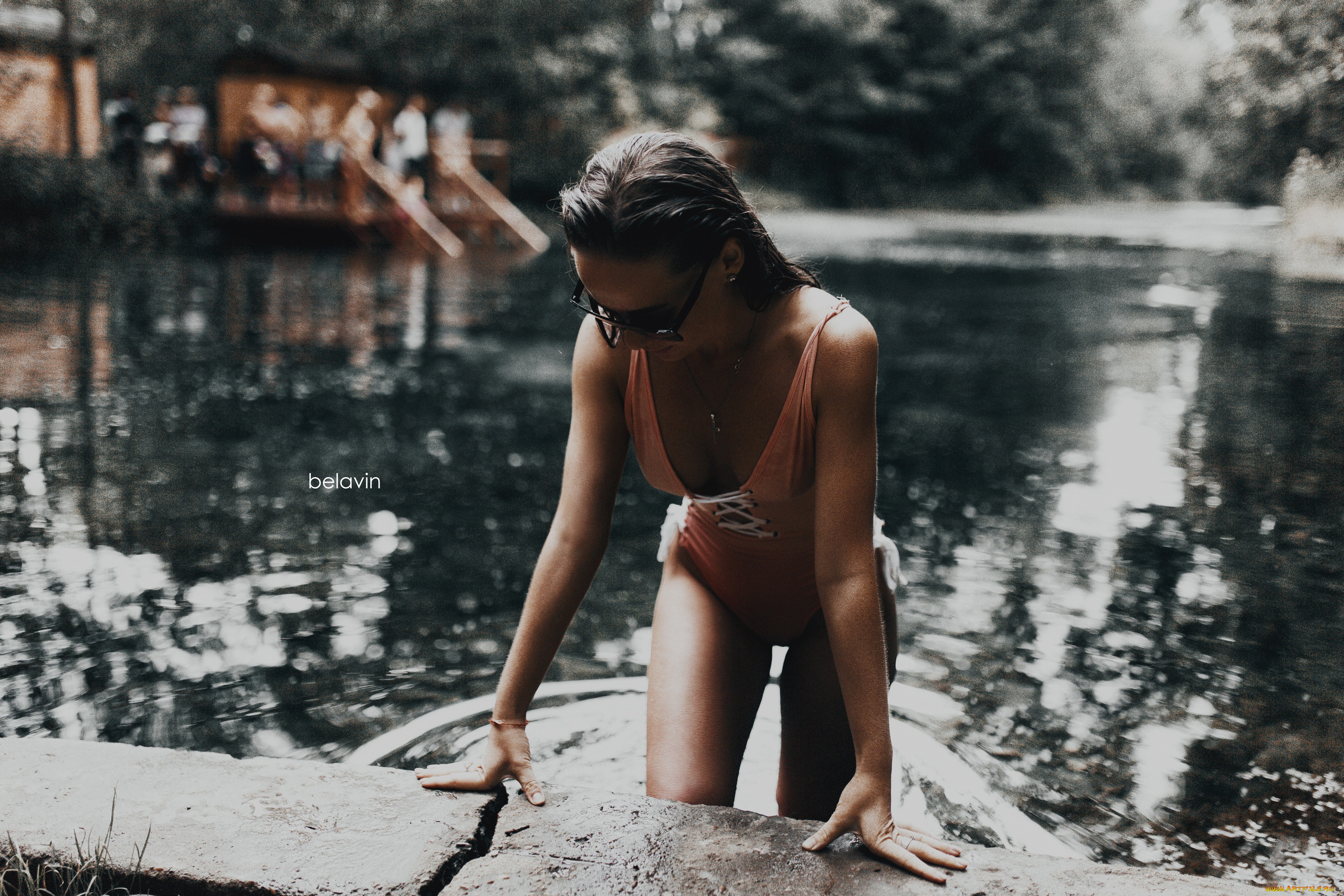 девушки, -, брюнетки, , шатенки, девушка, позирует, александр, белавин