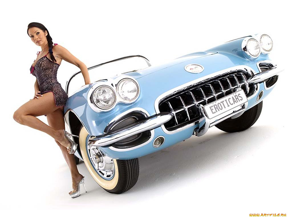 автомобили, авто, девушками