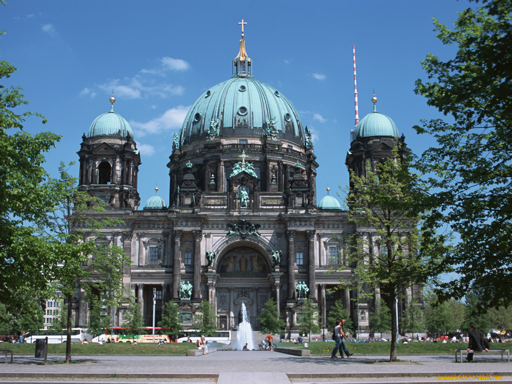 города, берлин, германия