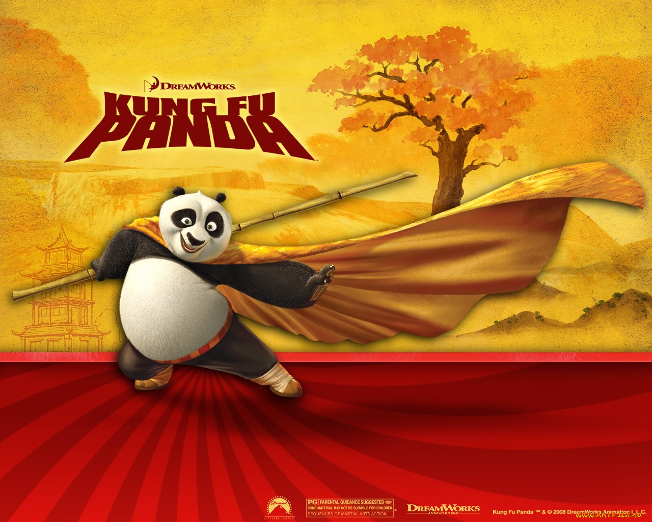 kung, fu, panda, мультфильмы